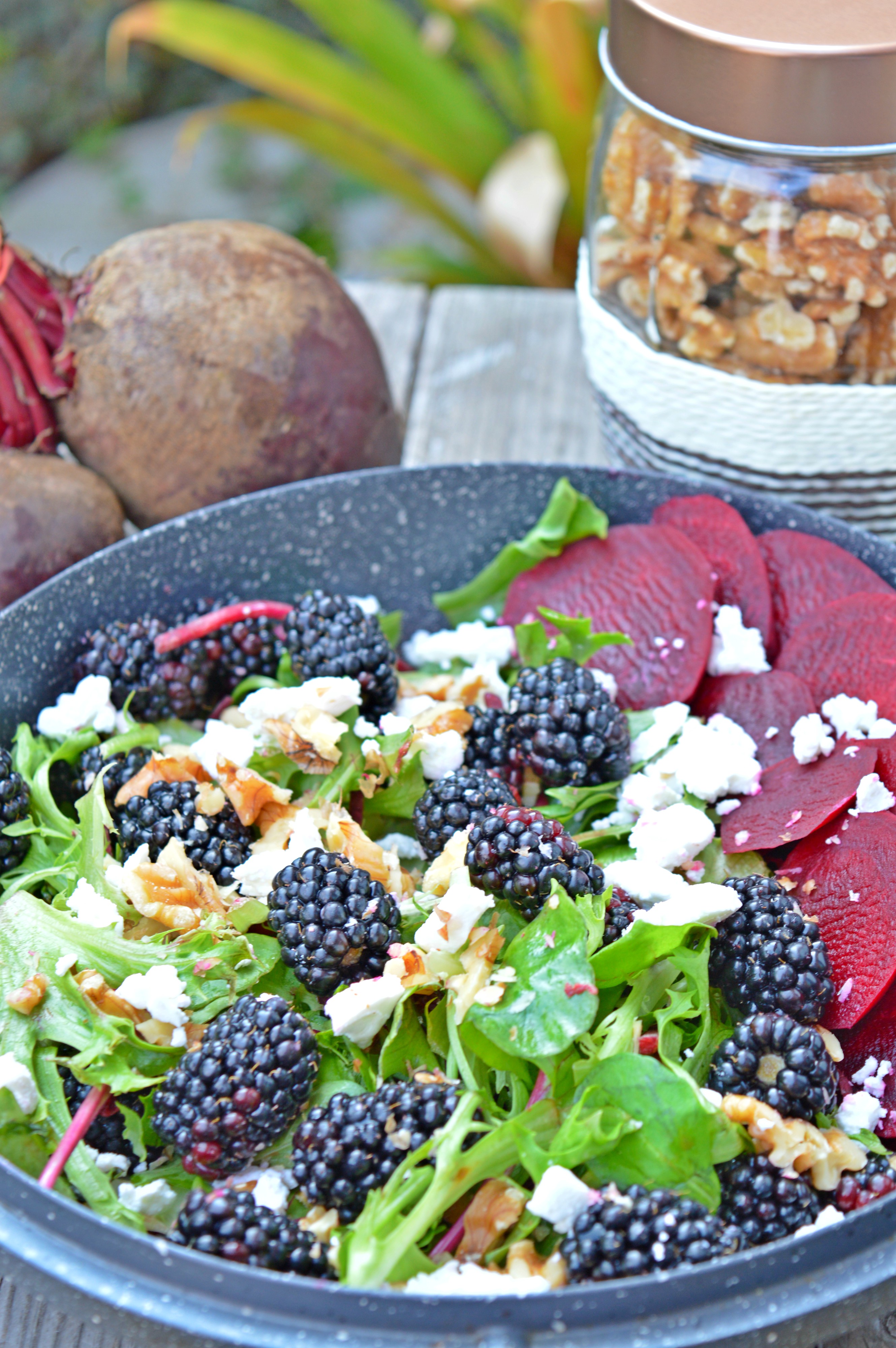 Blackberry & Goat's Cheese Salad