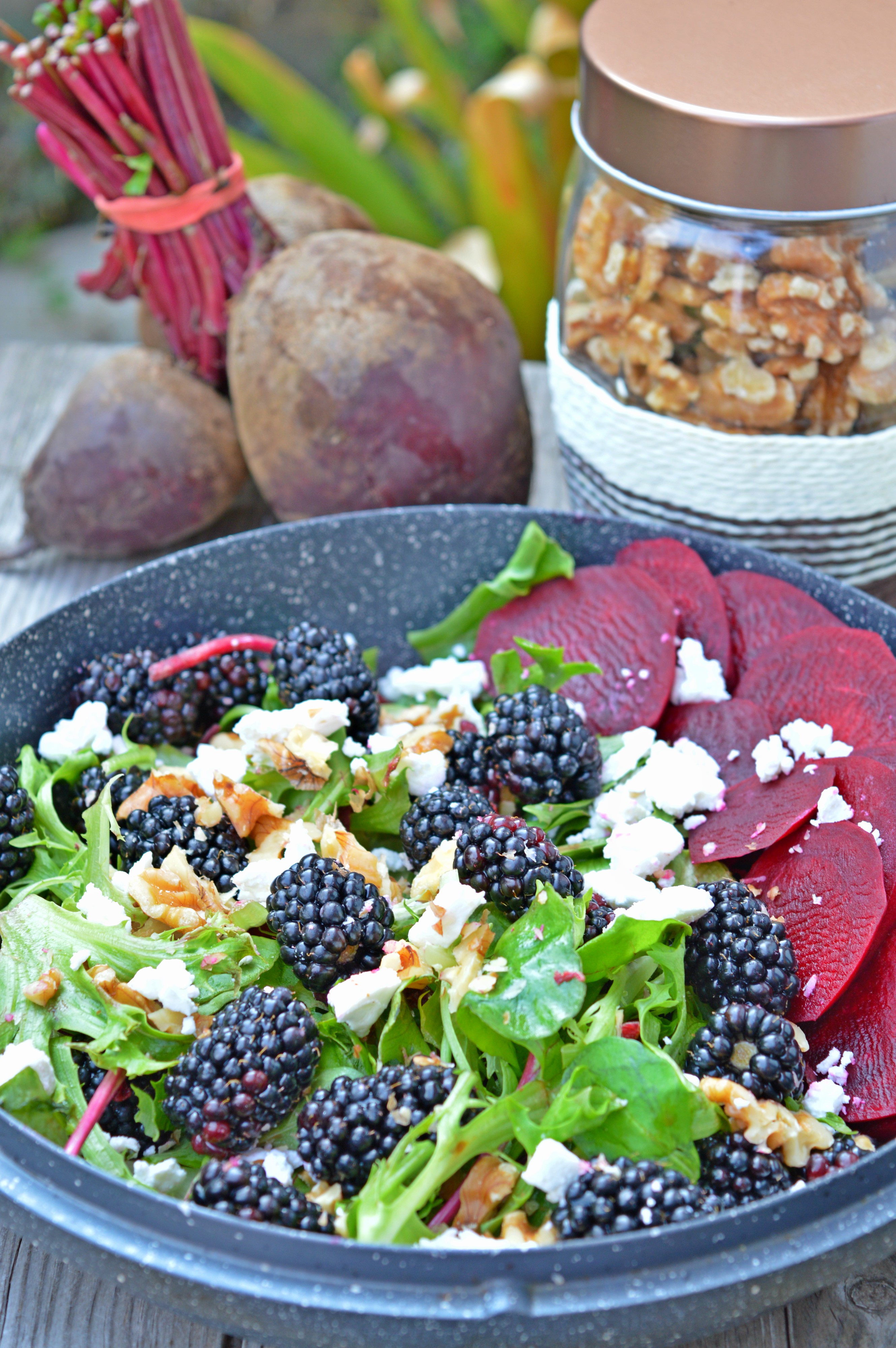 Blackberry & Goat's Cheese Salad