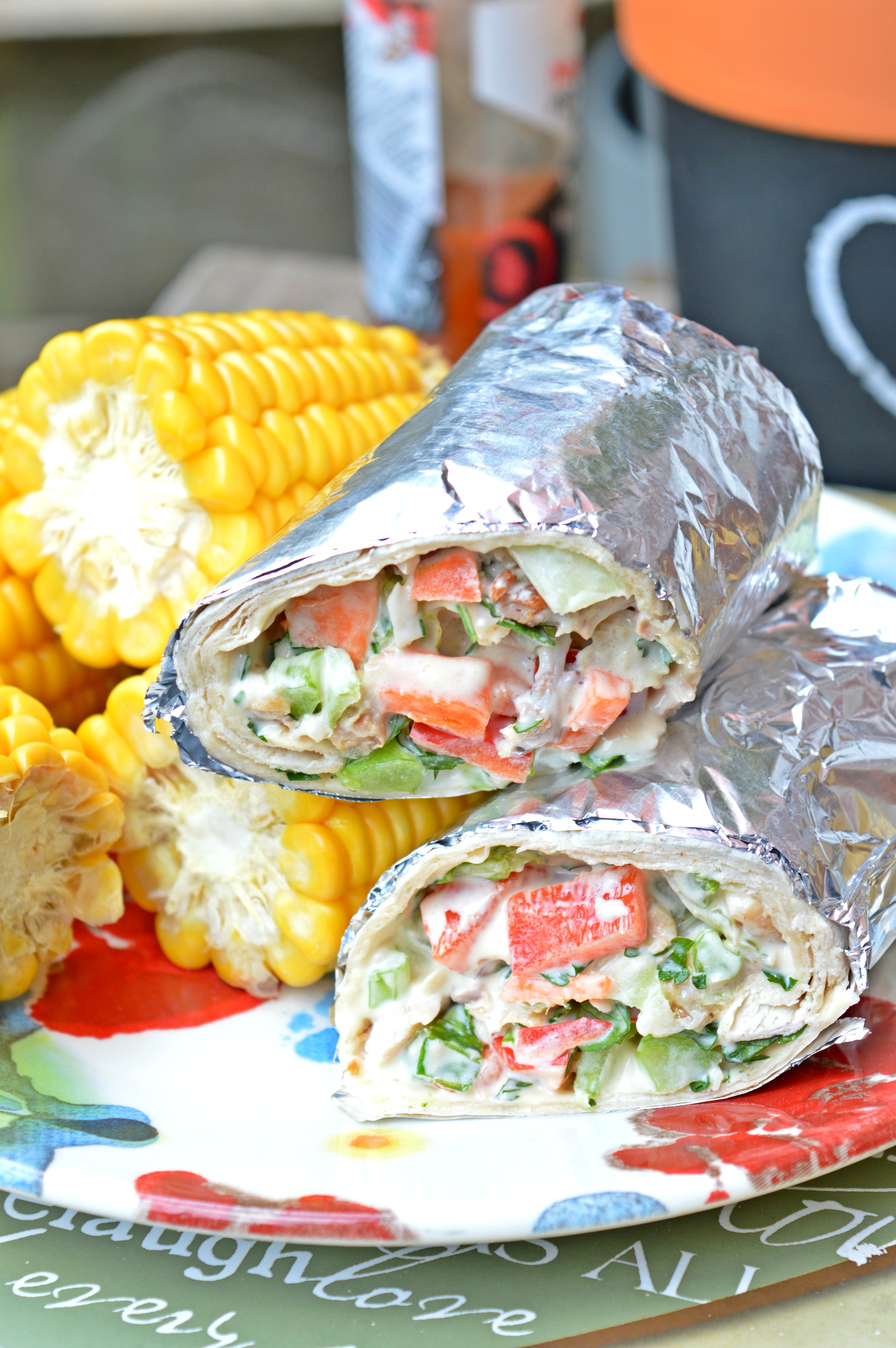 Healthy Chicken Salad Wraps