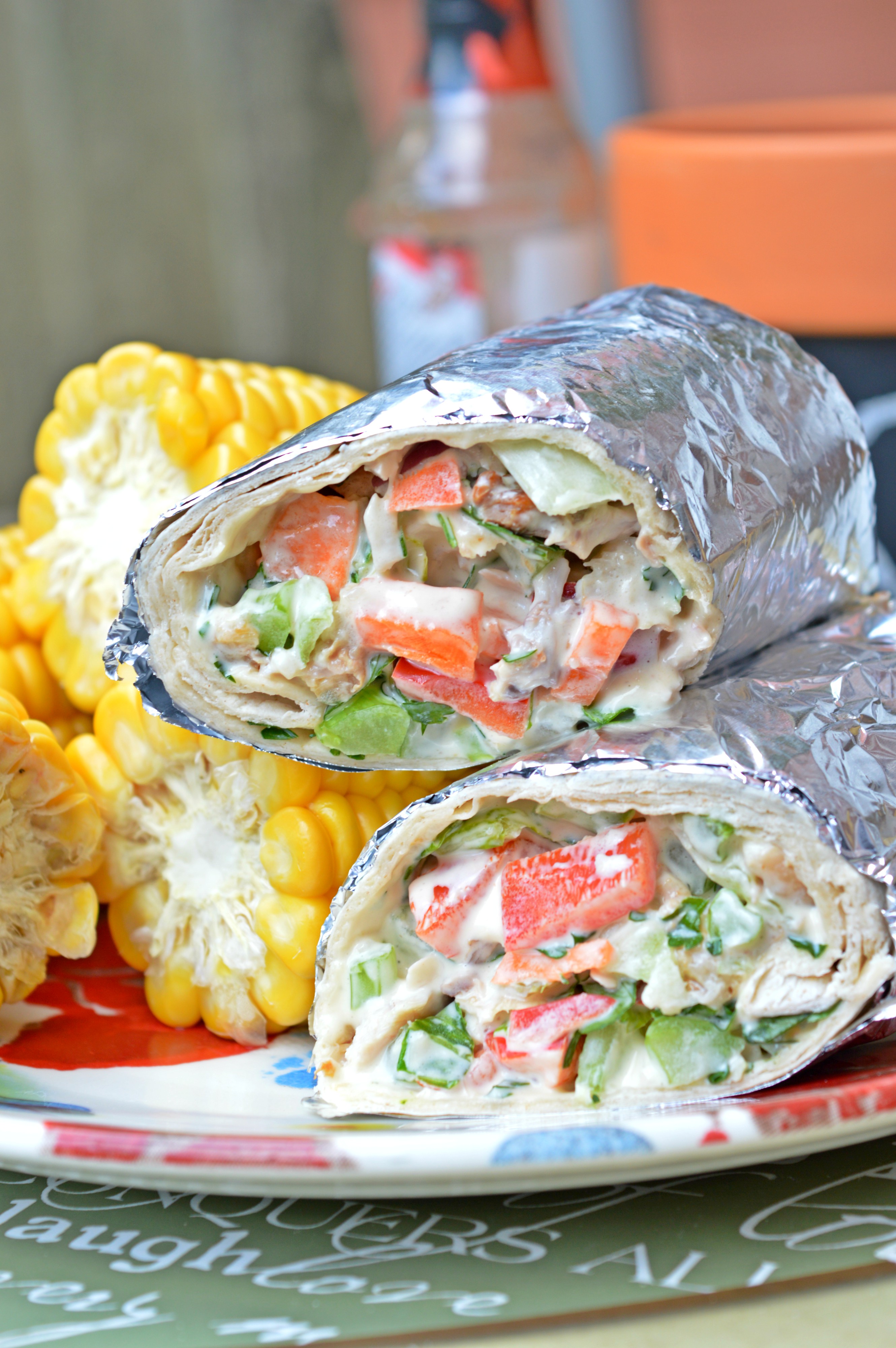 Healthy Chicken Salad Wraps