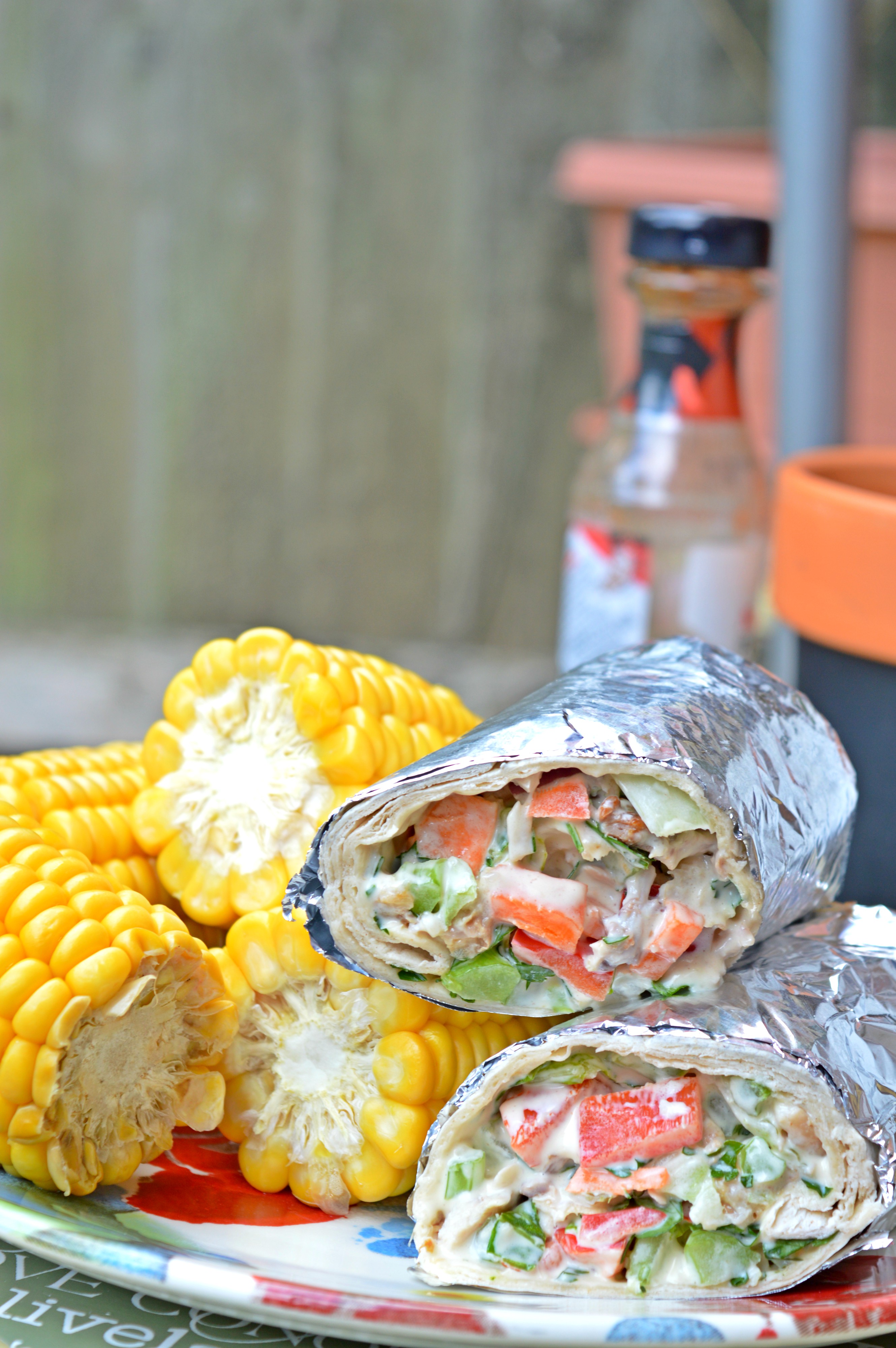 Healthy Chicken Salad Wraps