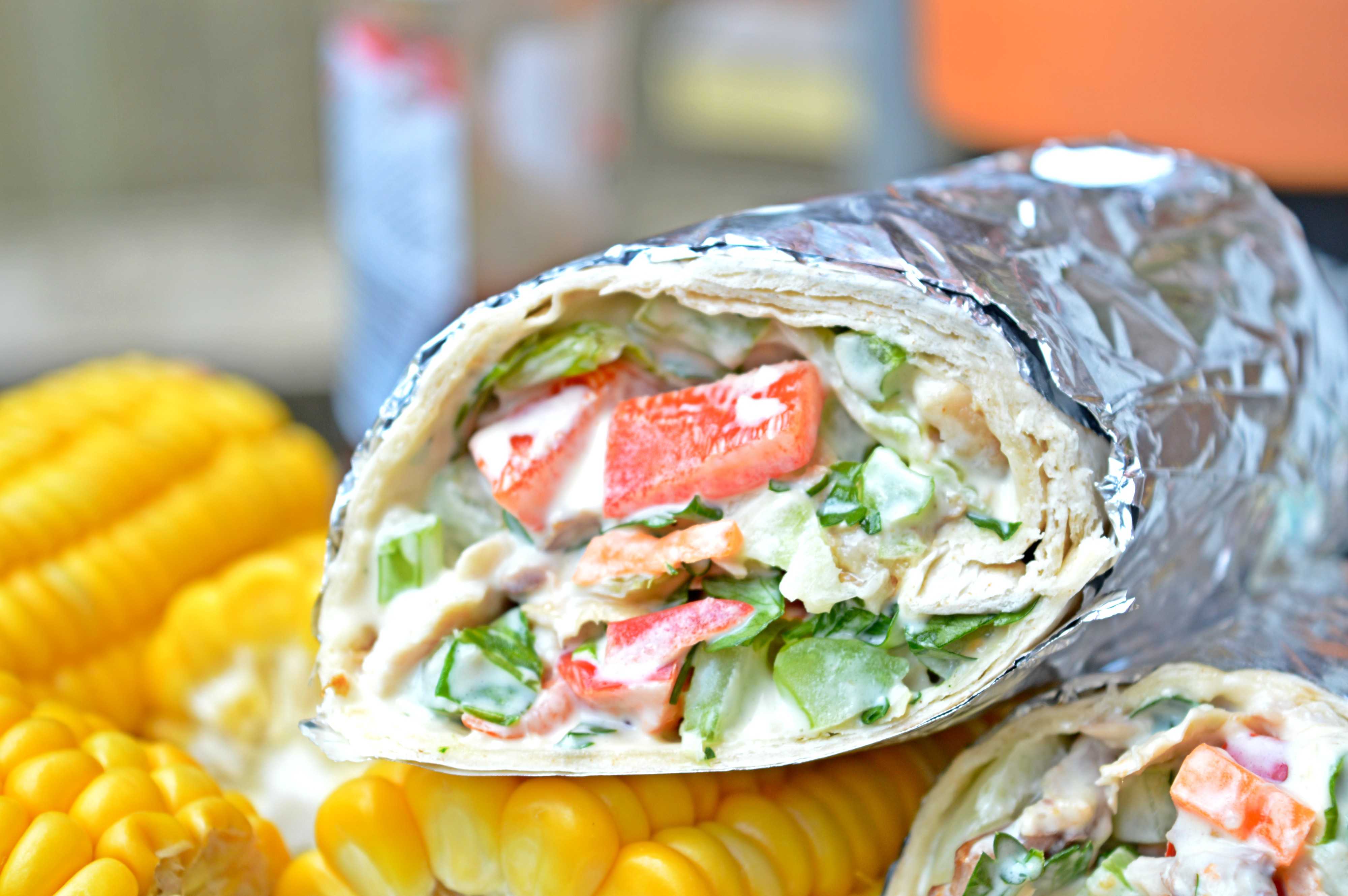 Healthy Chicken Salad Wraps