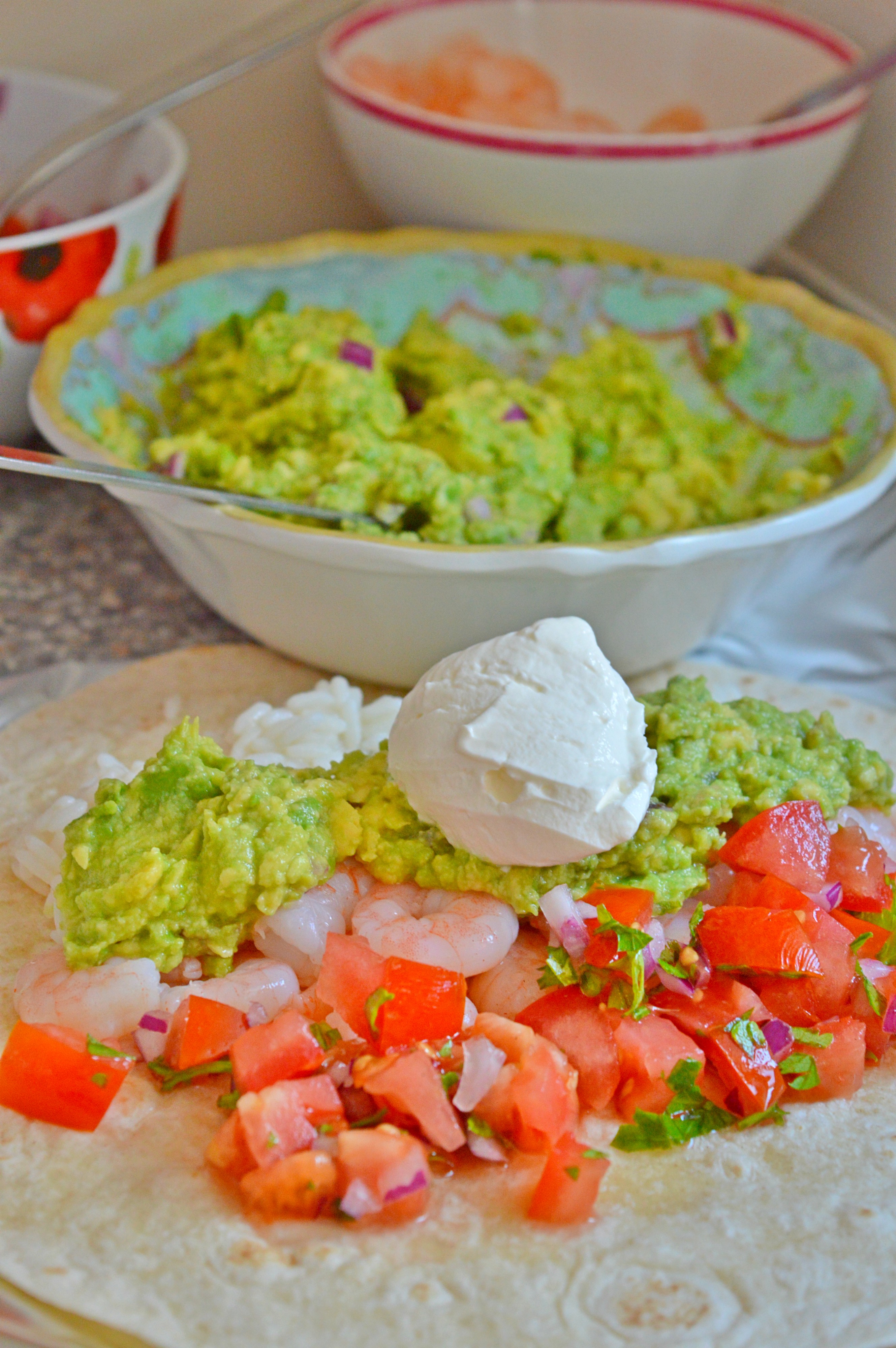 Quick & Easy Shrimp Burrito