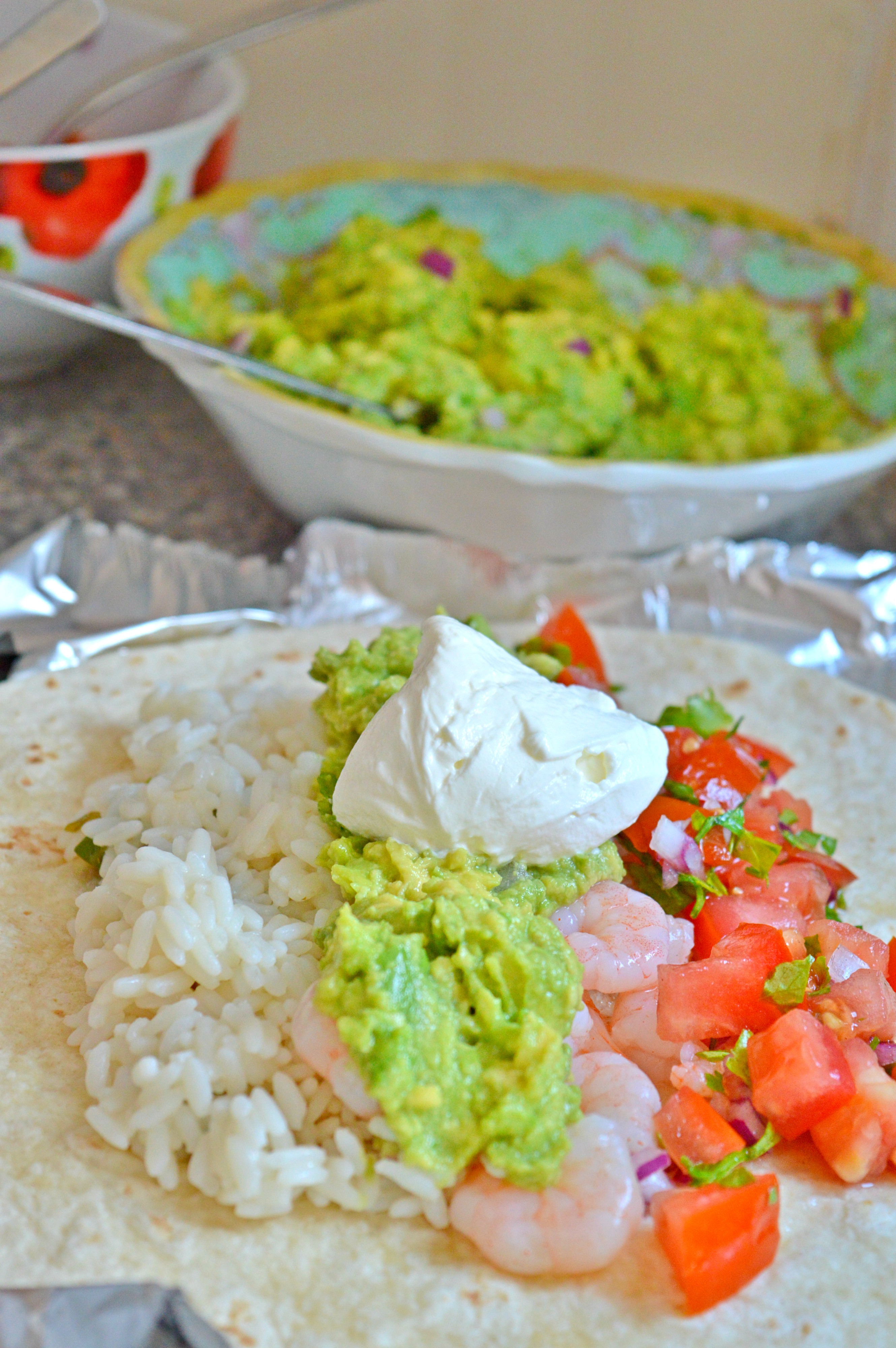 Quick & Easy Shrimp Burrito