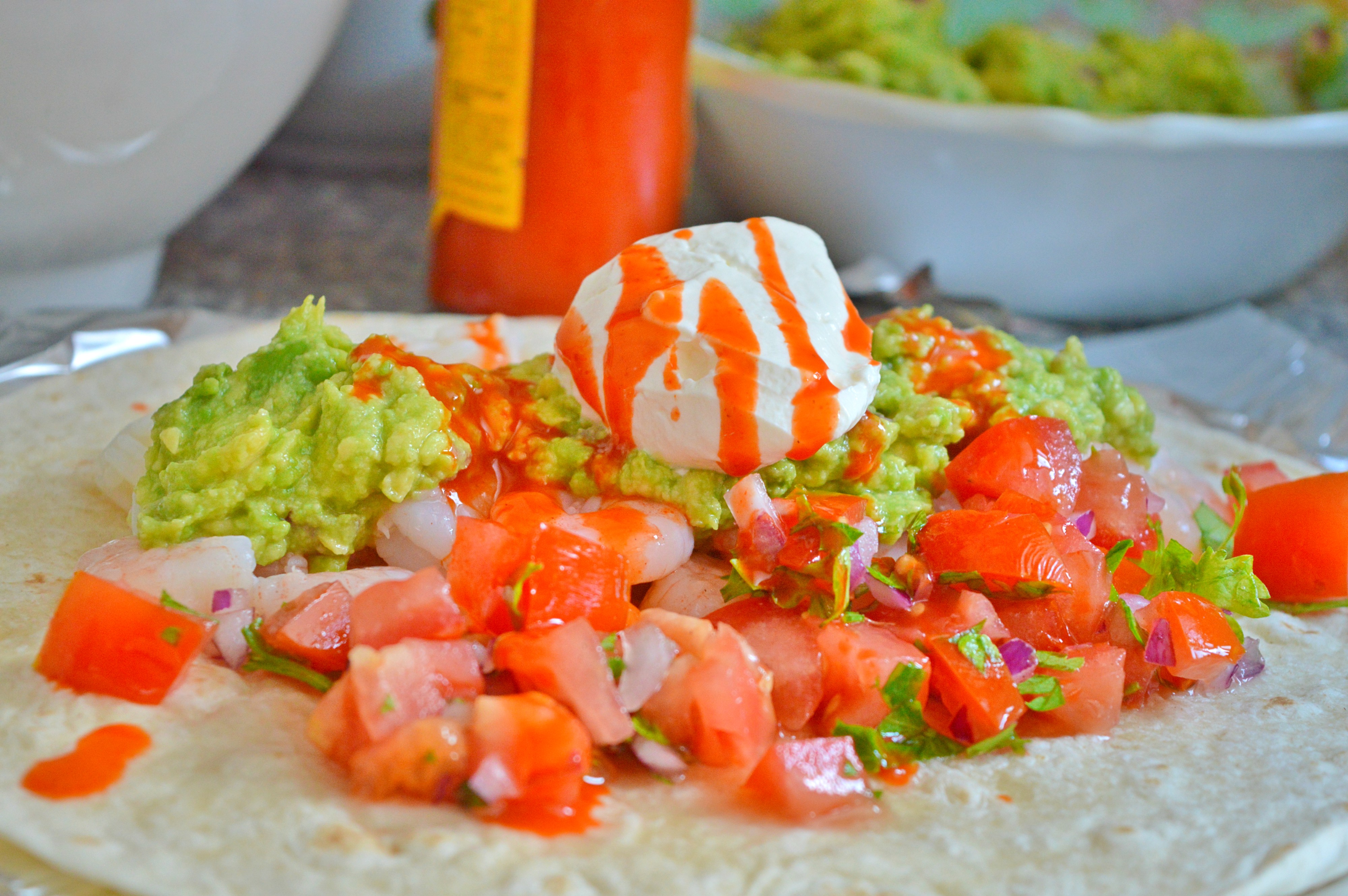 Quick & Easy Shrimp Burrito
