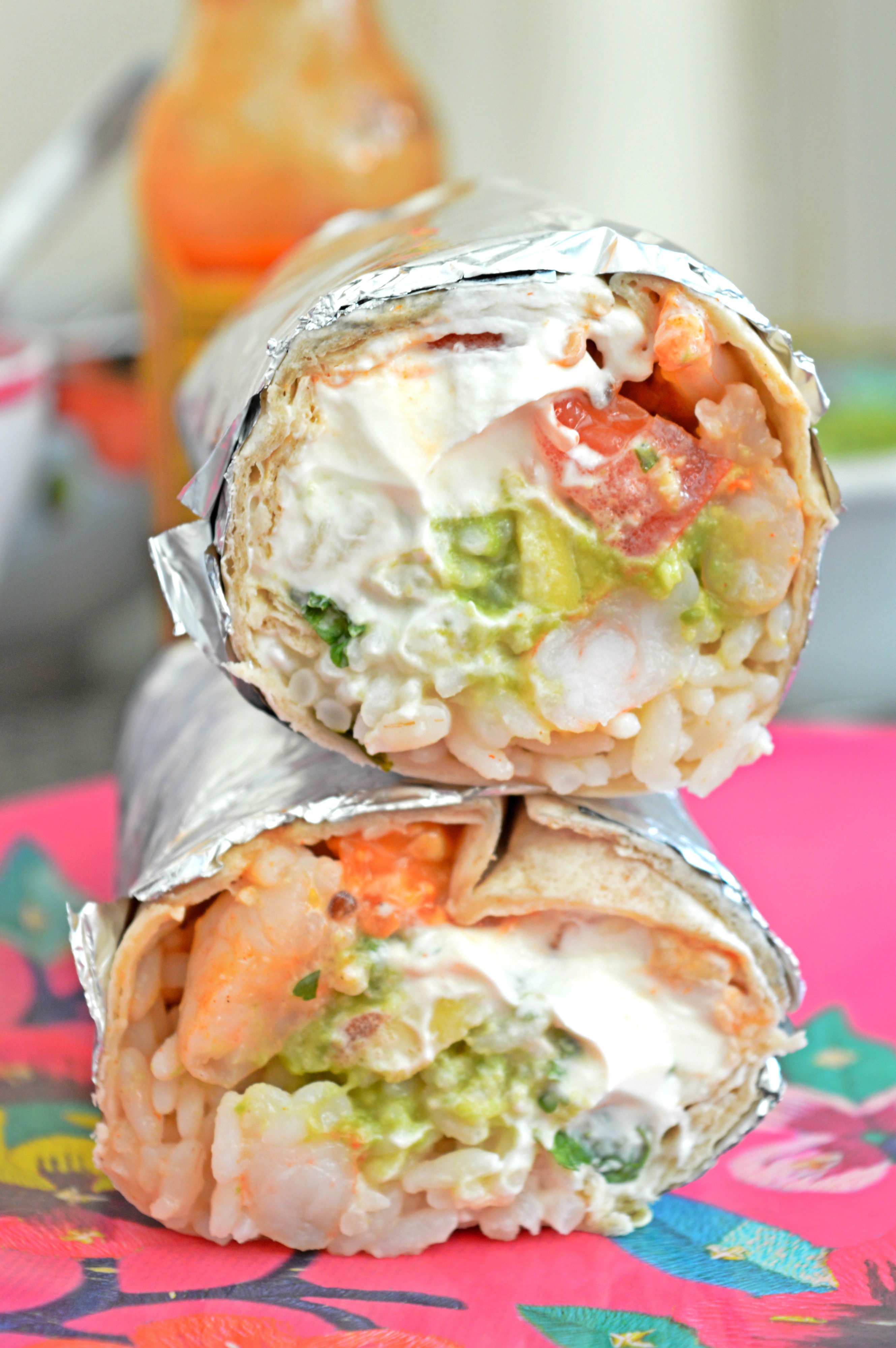 Quick & Easy Shrimp Burrito