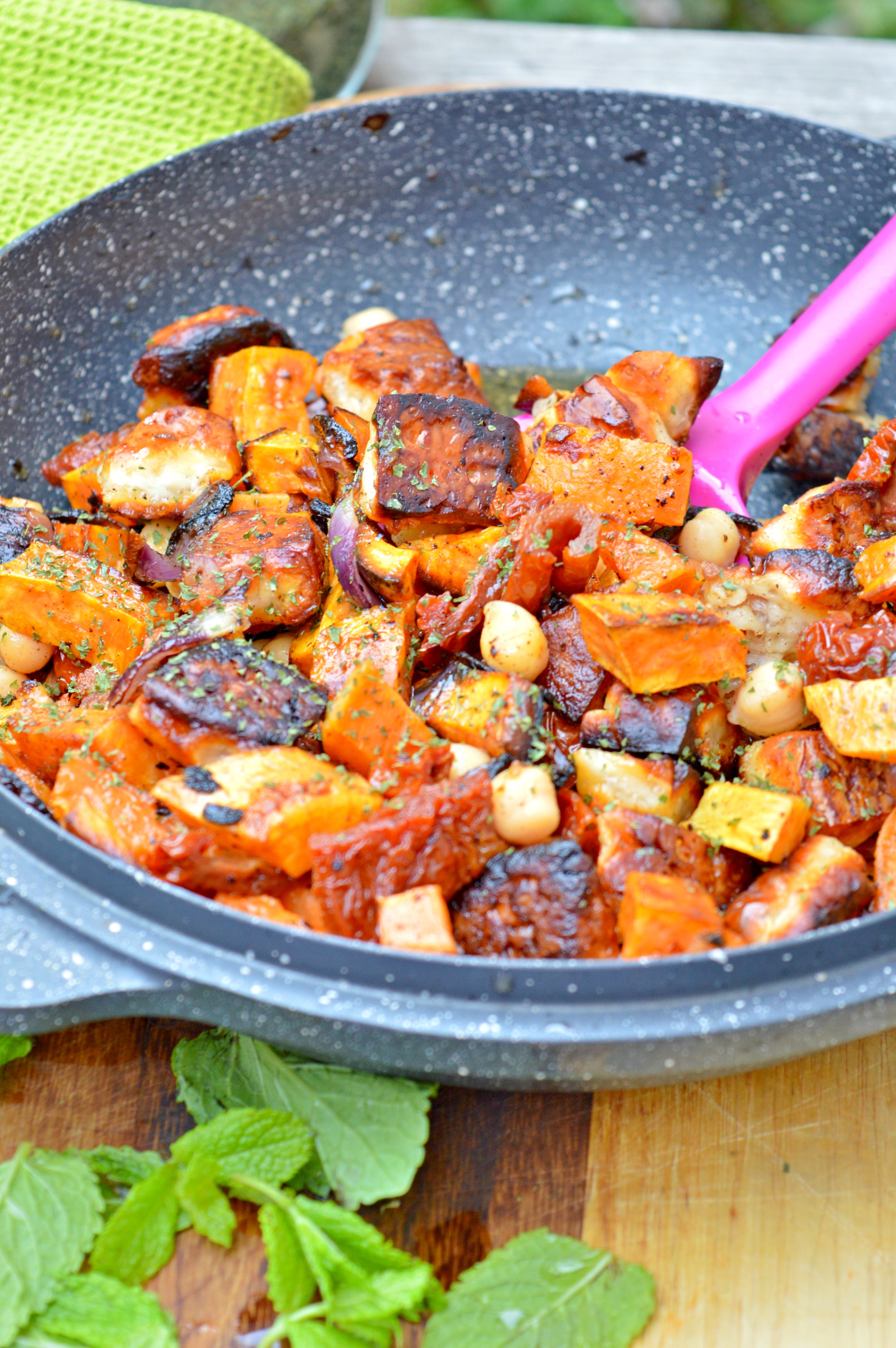 Sweet Potato & Halloumi Bowl