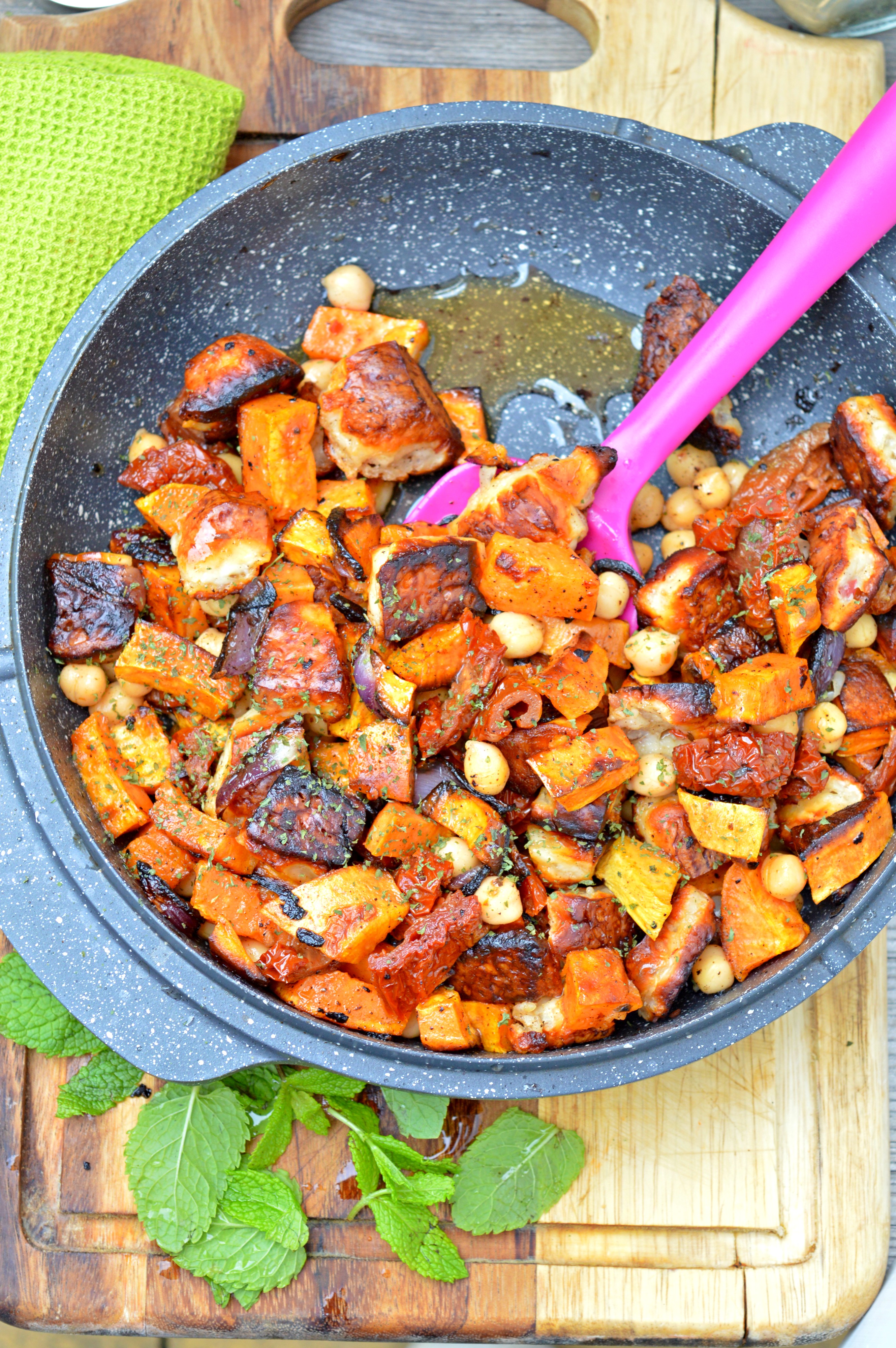 Sweet Potato & Halloumi Bowl