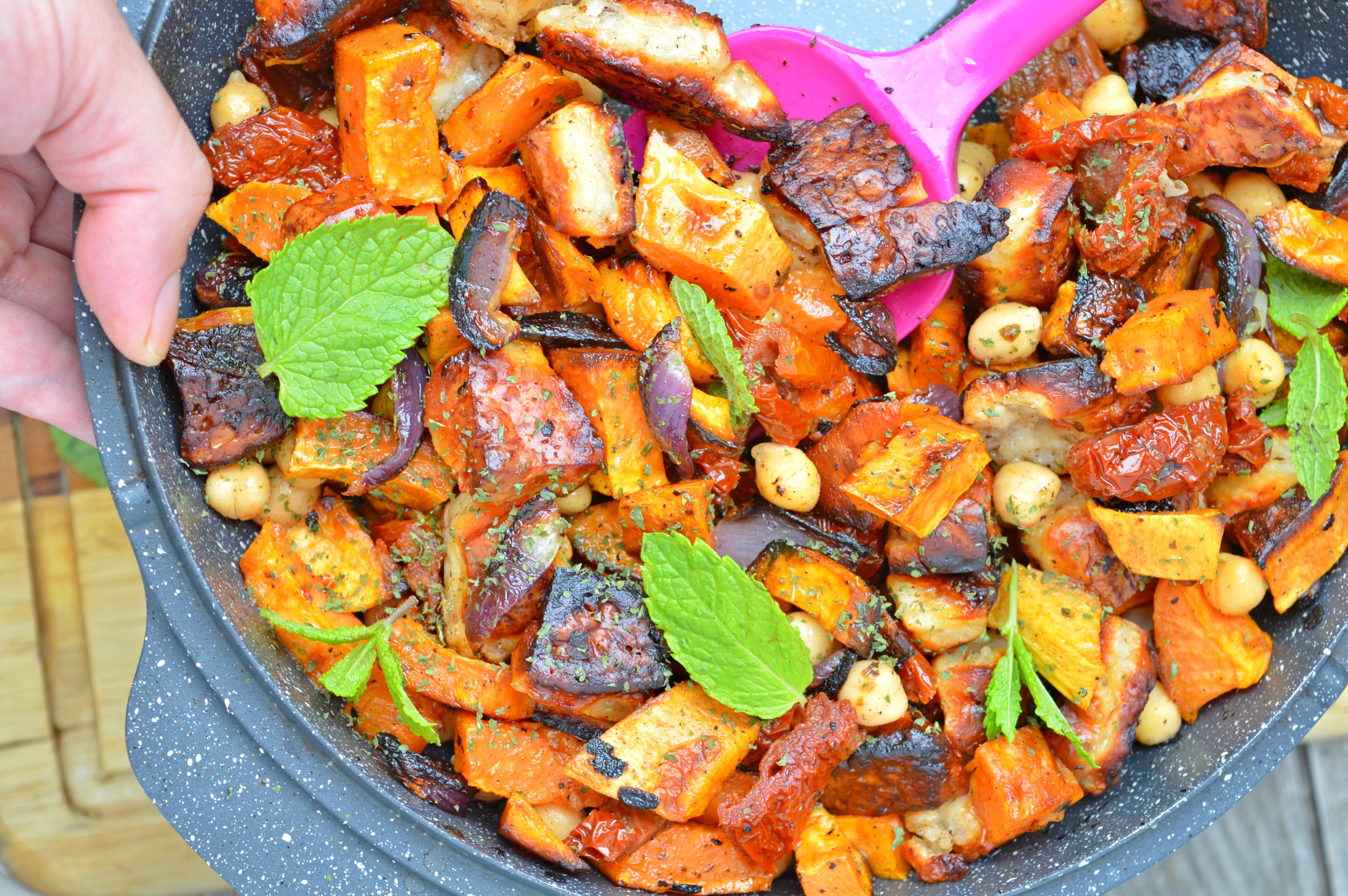 Sweet Potato & Halloumi Bowl