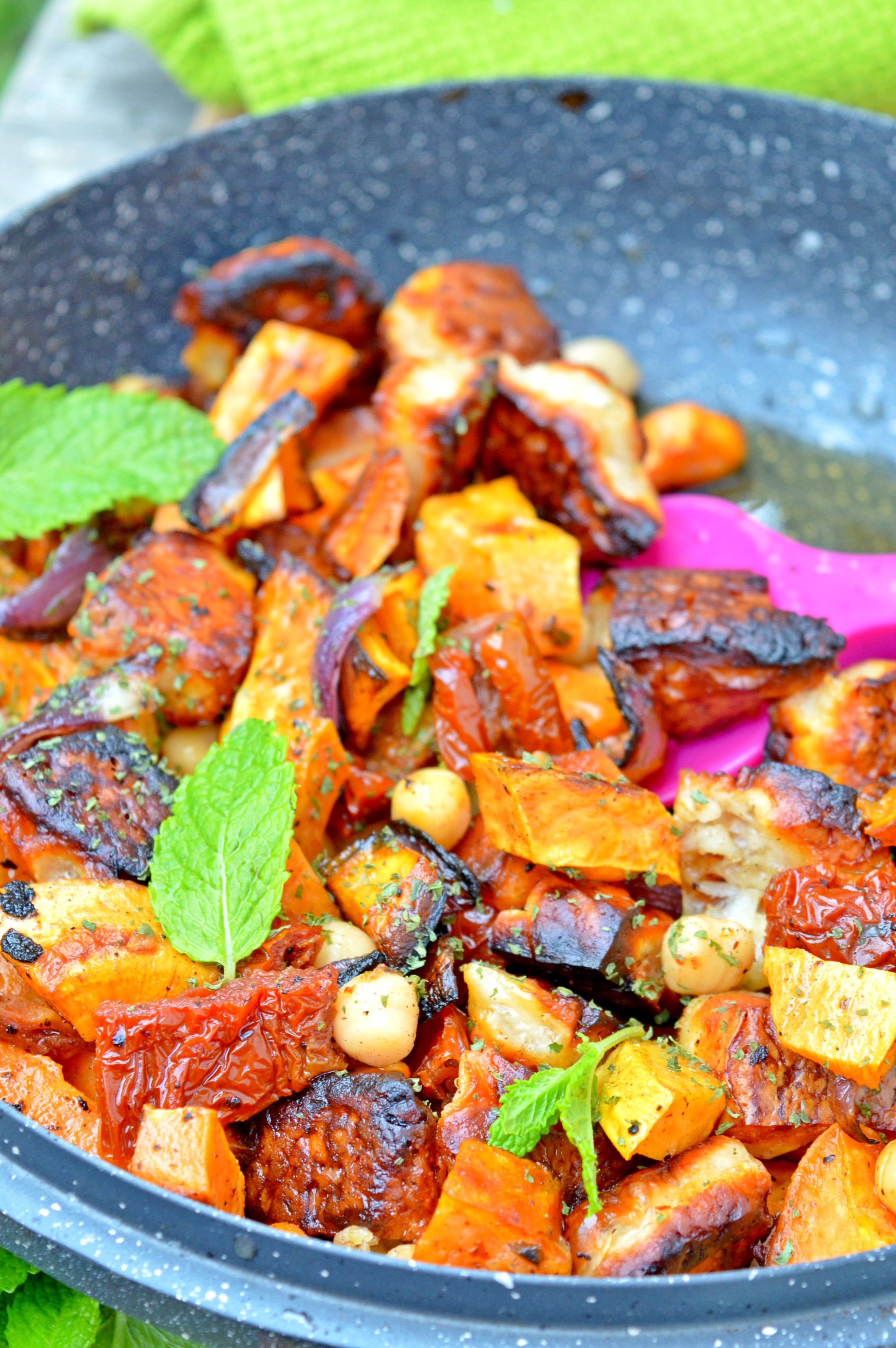 Sweet Potato & Halloumi Bowl