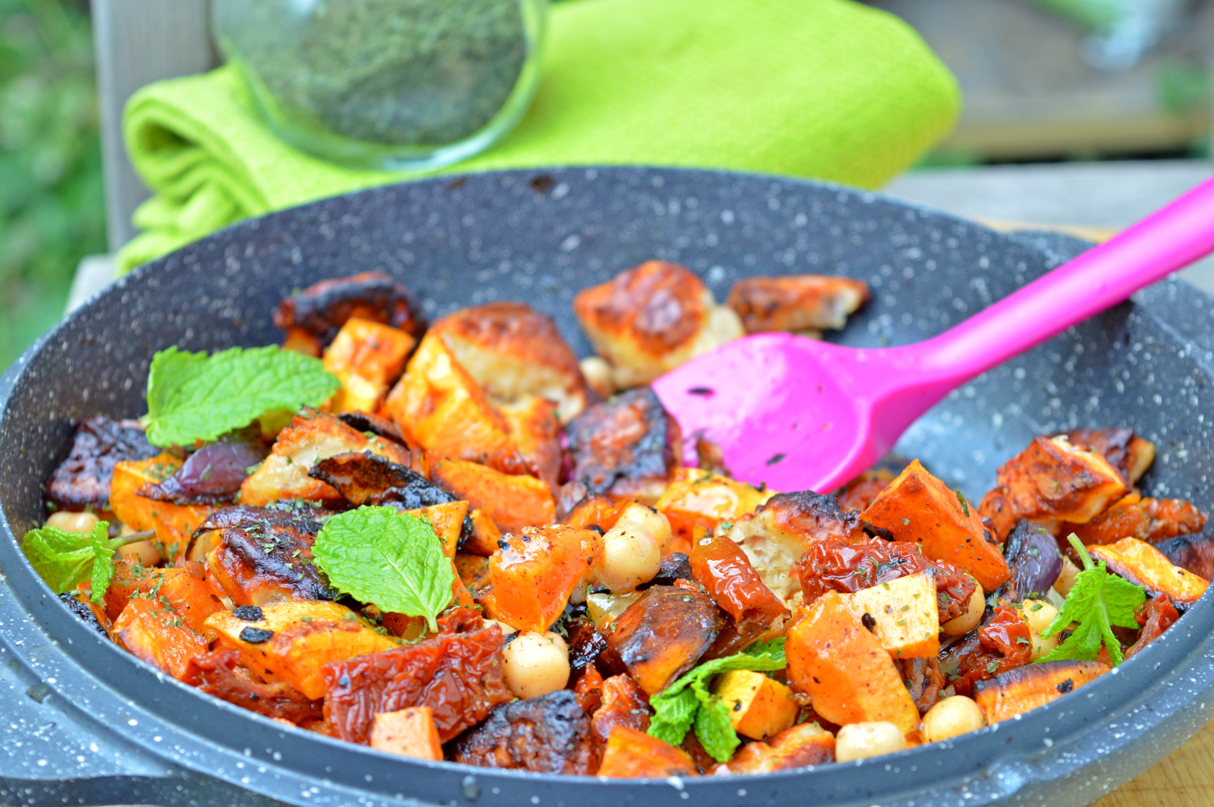 Sweet Potato & Halloumi Bowl