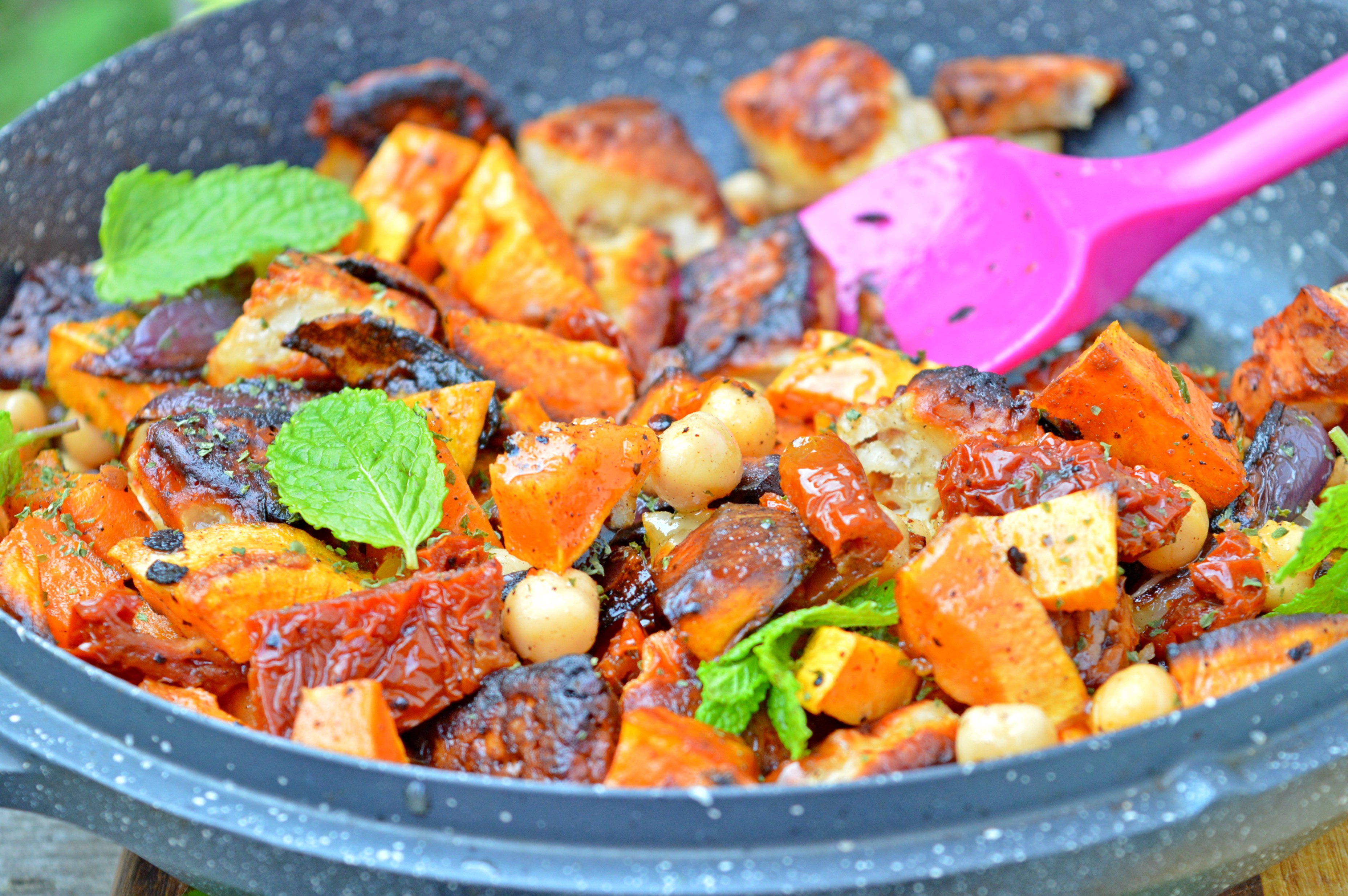 Sweet Potato & Halloumi Bowl