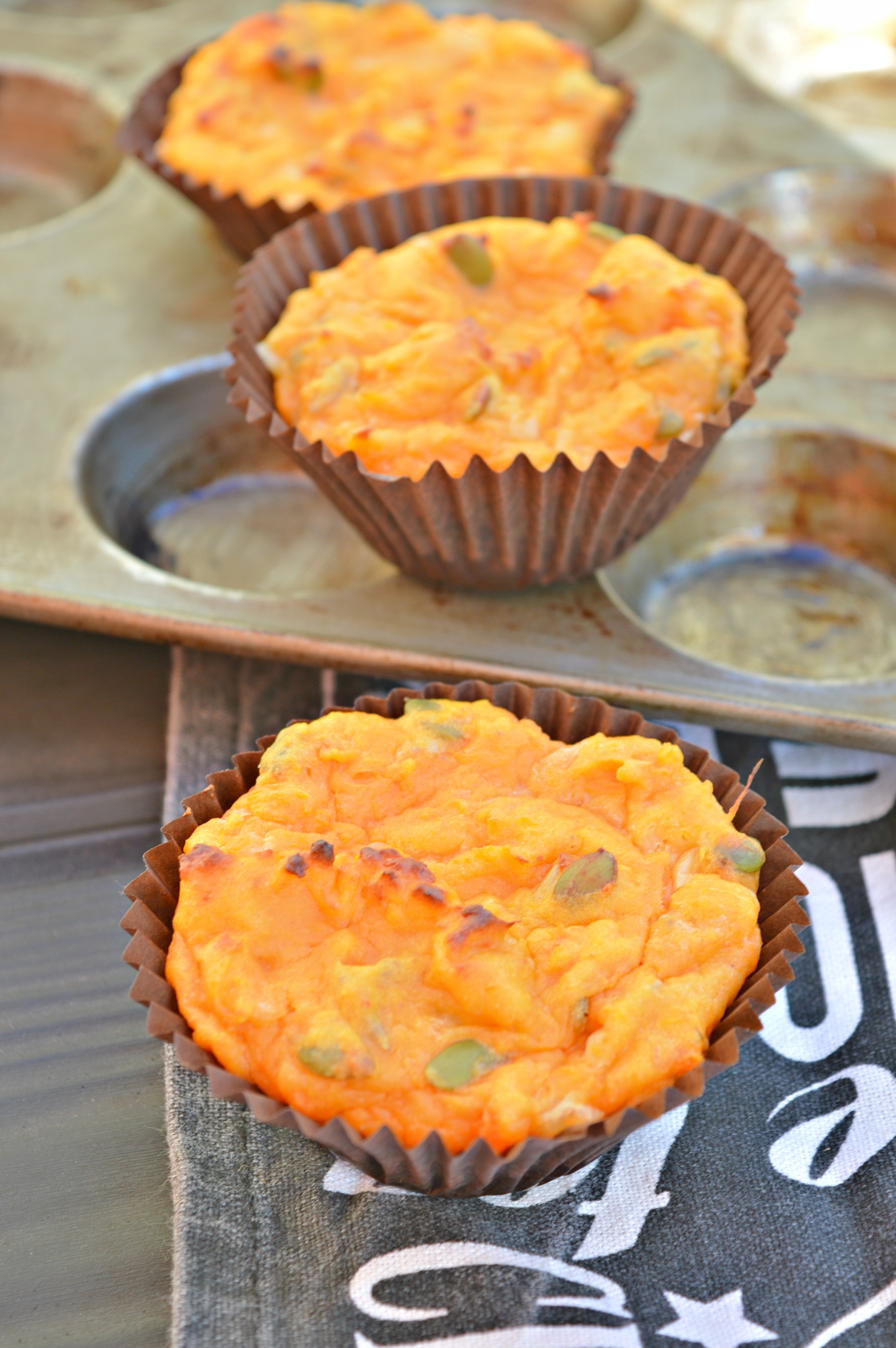 Sweet Potato & Seeds Muffins