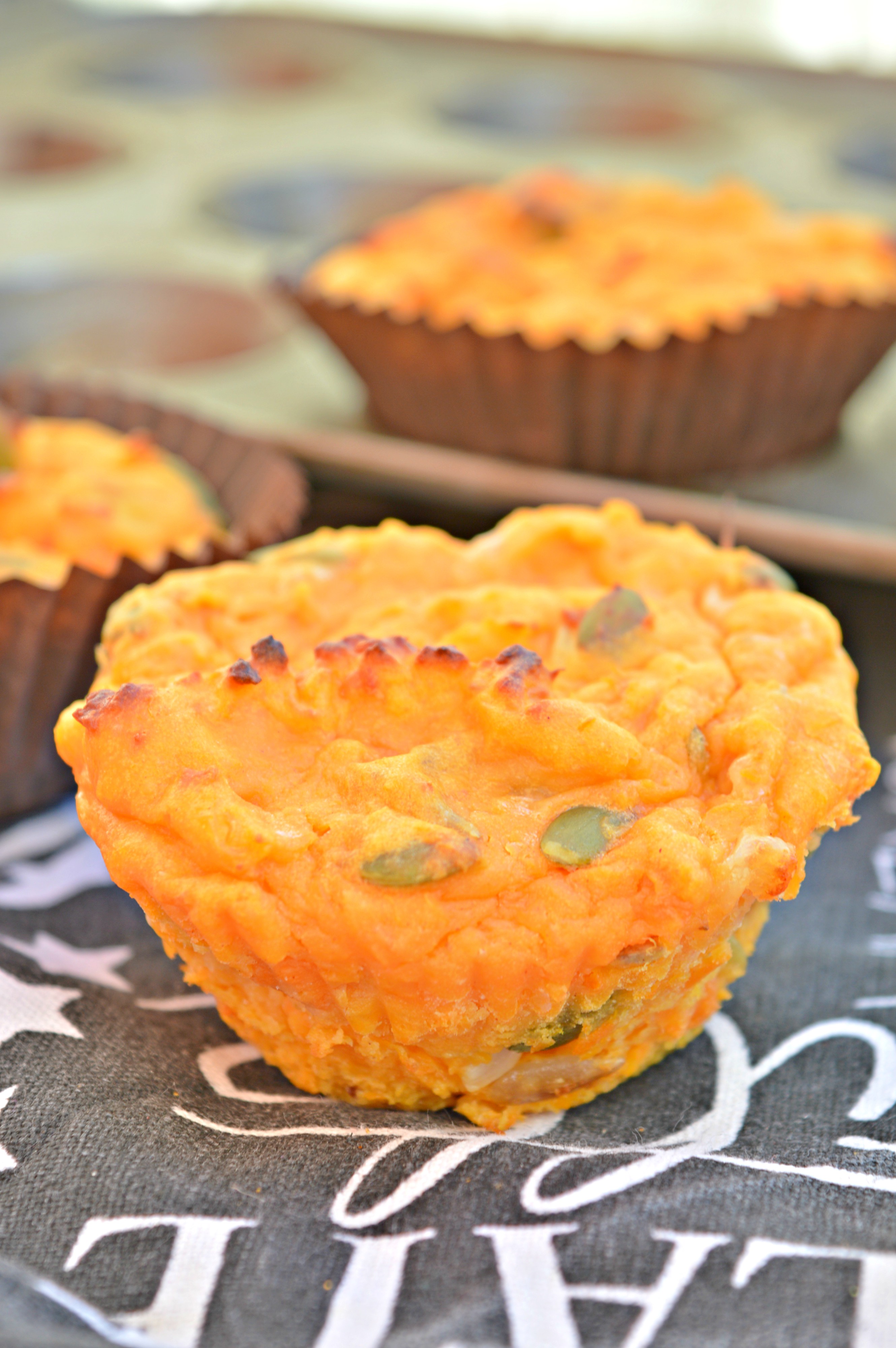 Sweet Potato & Seeds Muffins