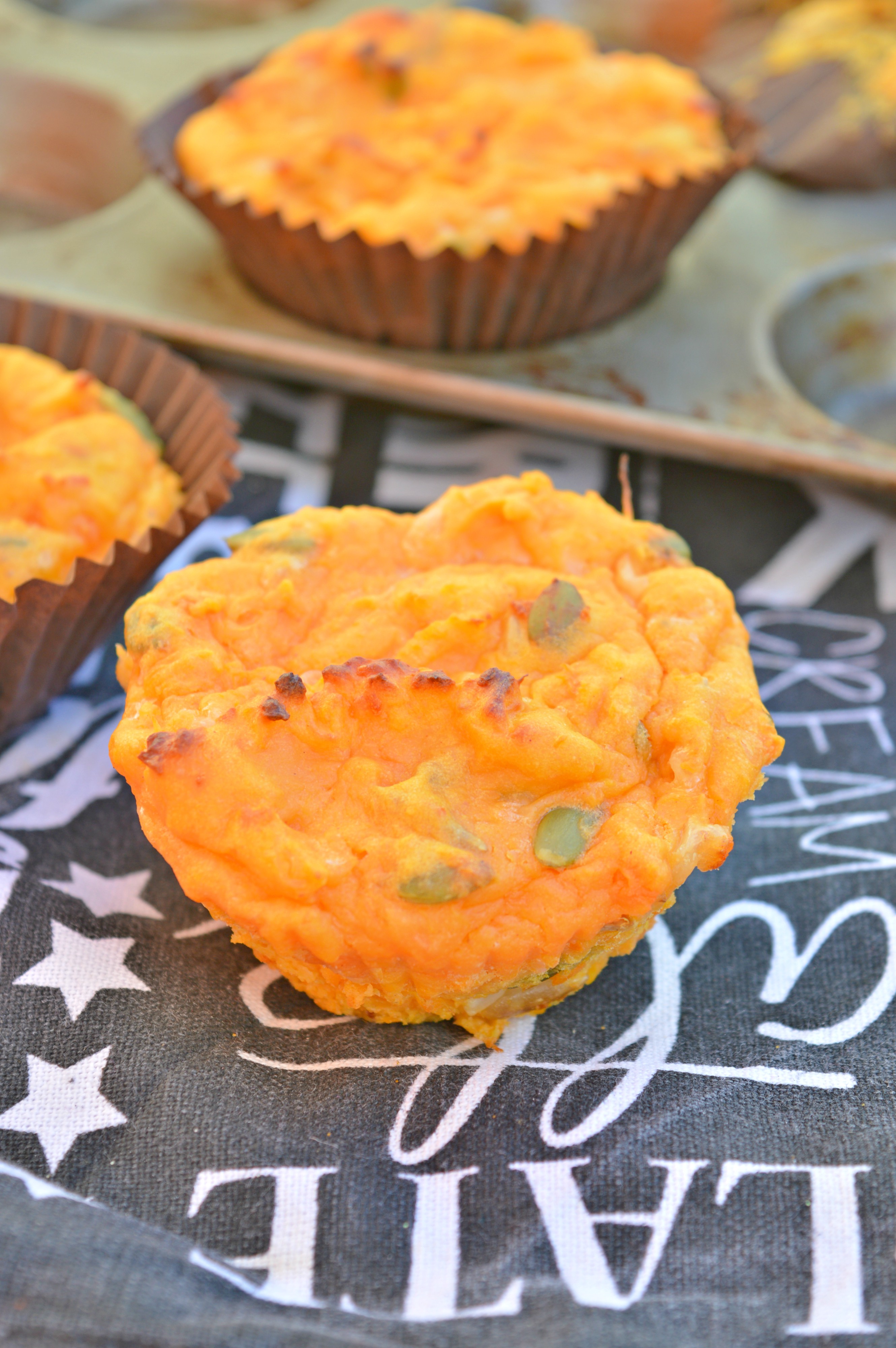 Sweet Potato & Seeds Muffins