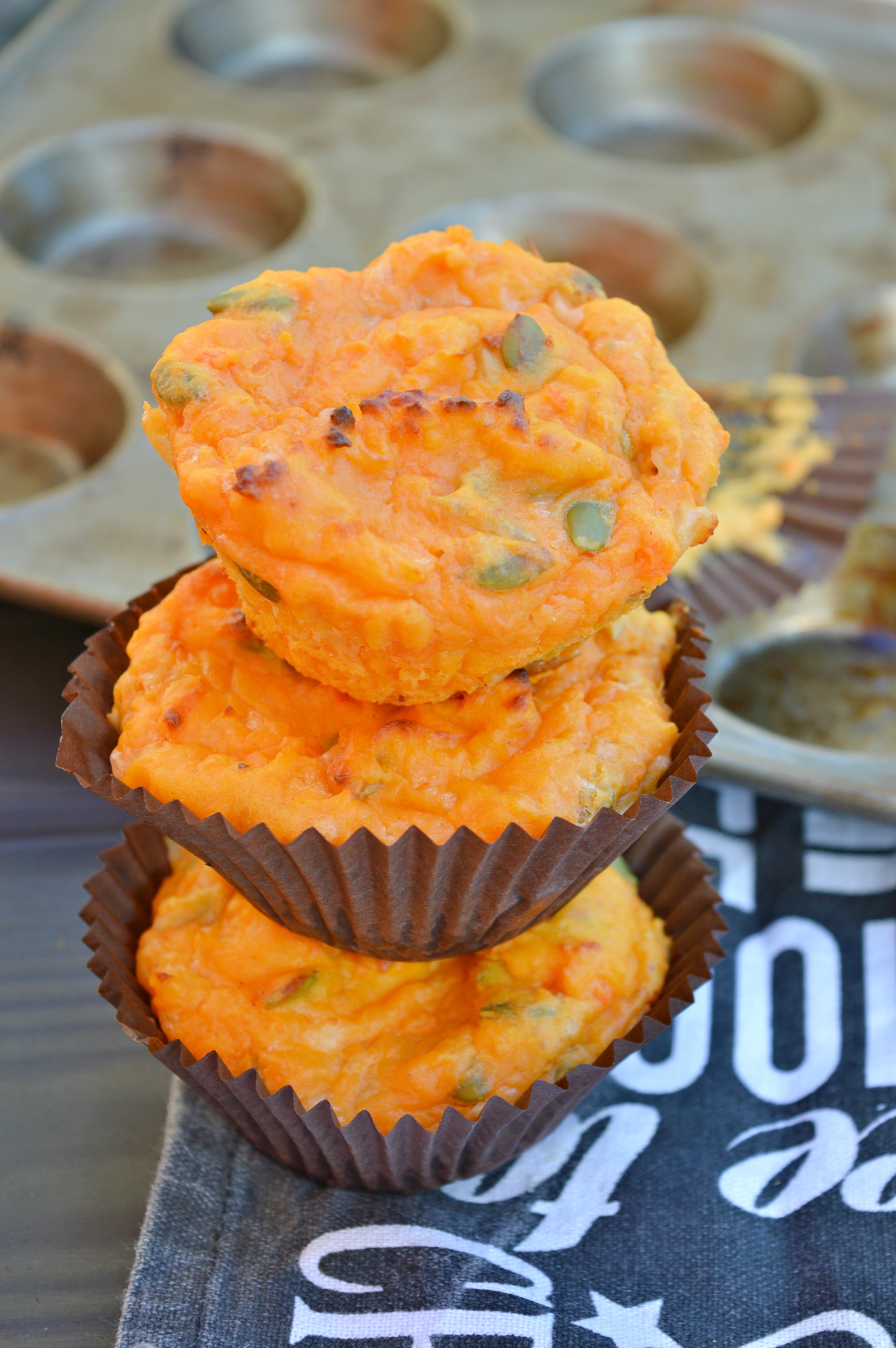Sweet Potato & Seeds Muffins