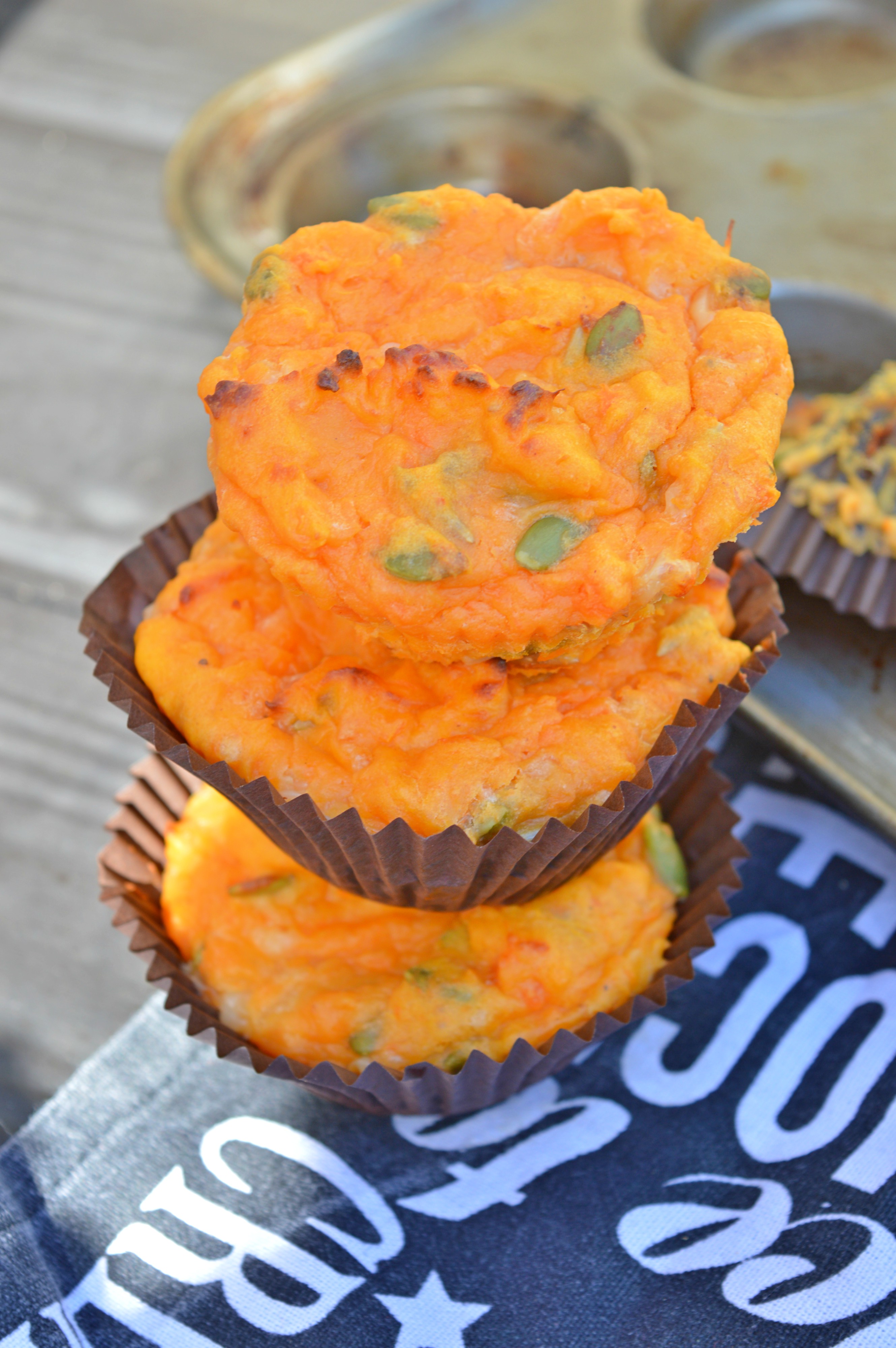 Sweet Potato & Seeds Muffins