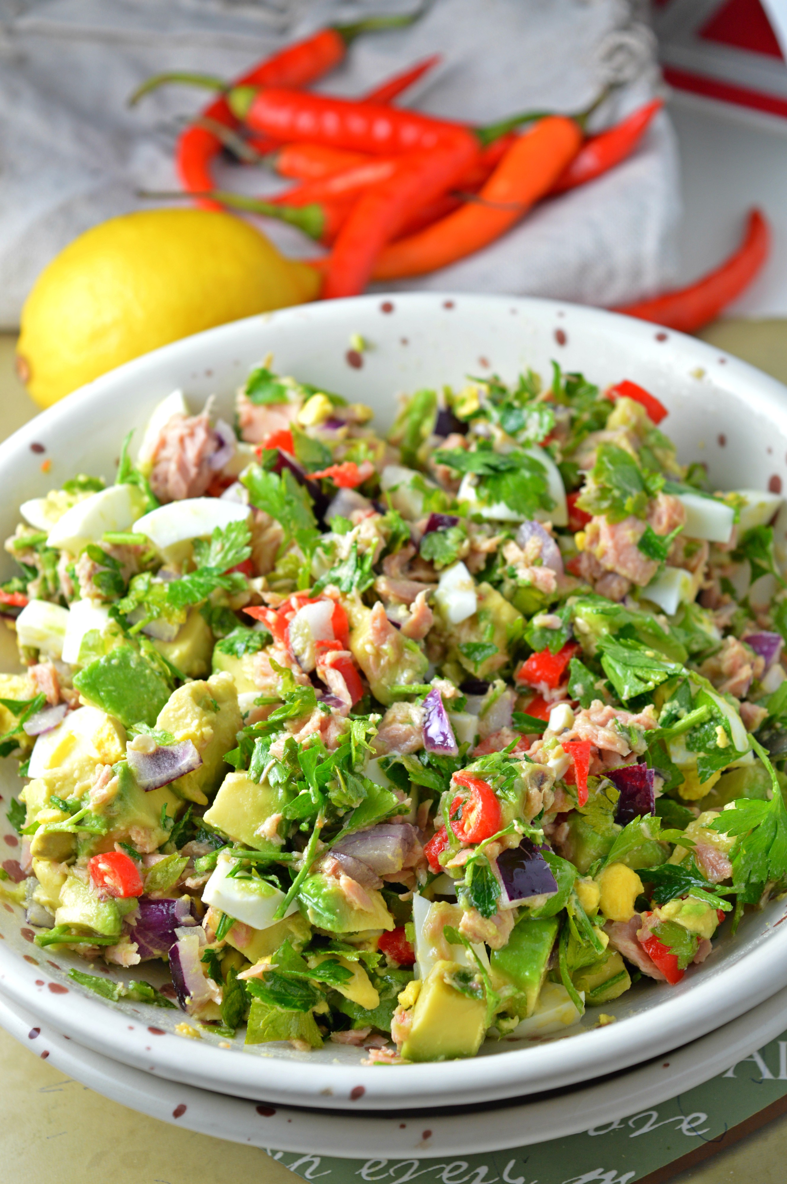 Spicy Tuna Avocado Salad