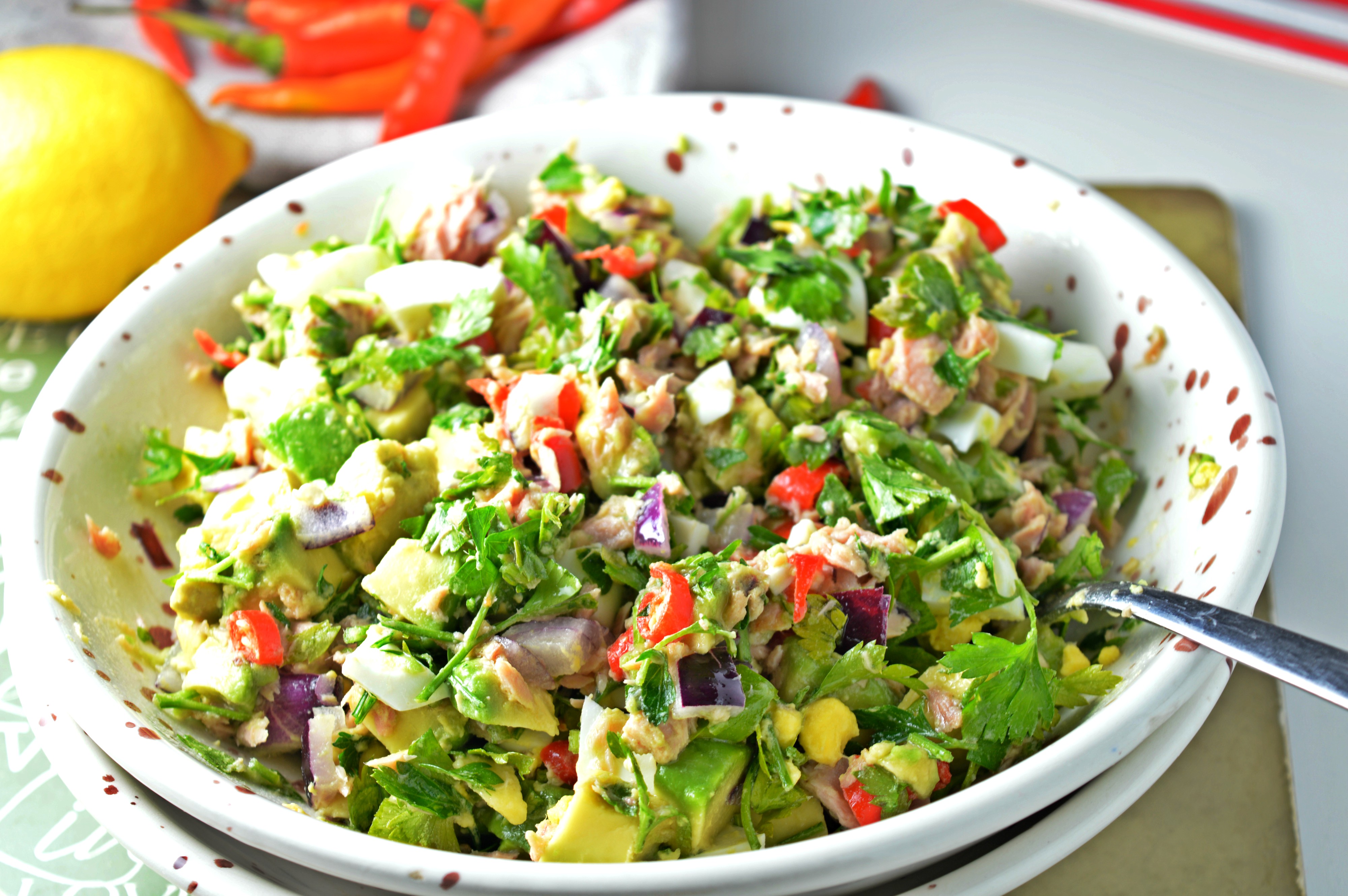 Spicy Tuna Avocado Salad
