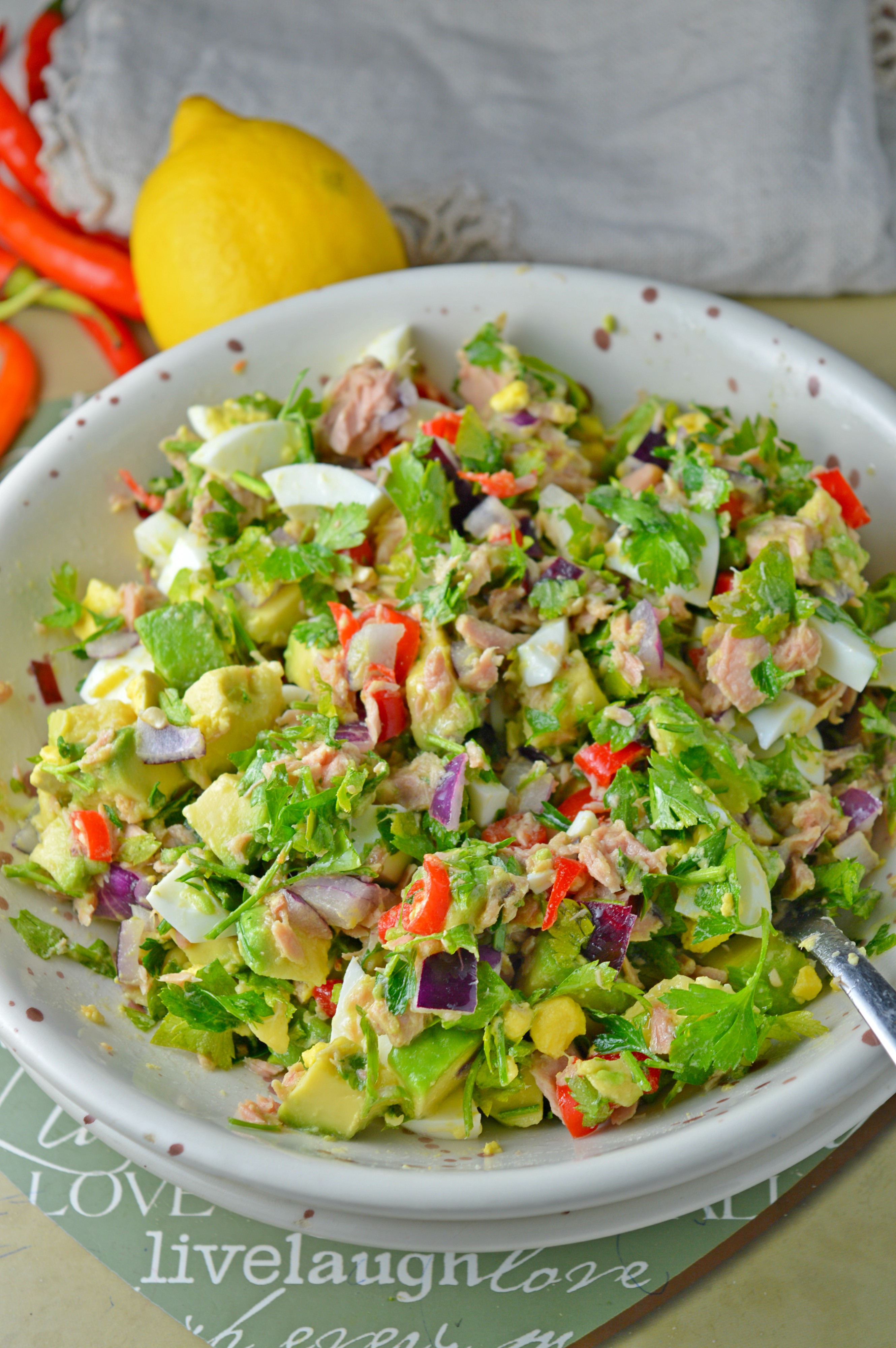 Spicy Tuna Avocado Salad