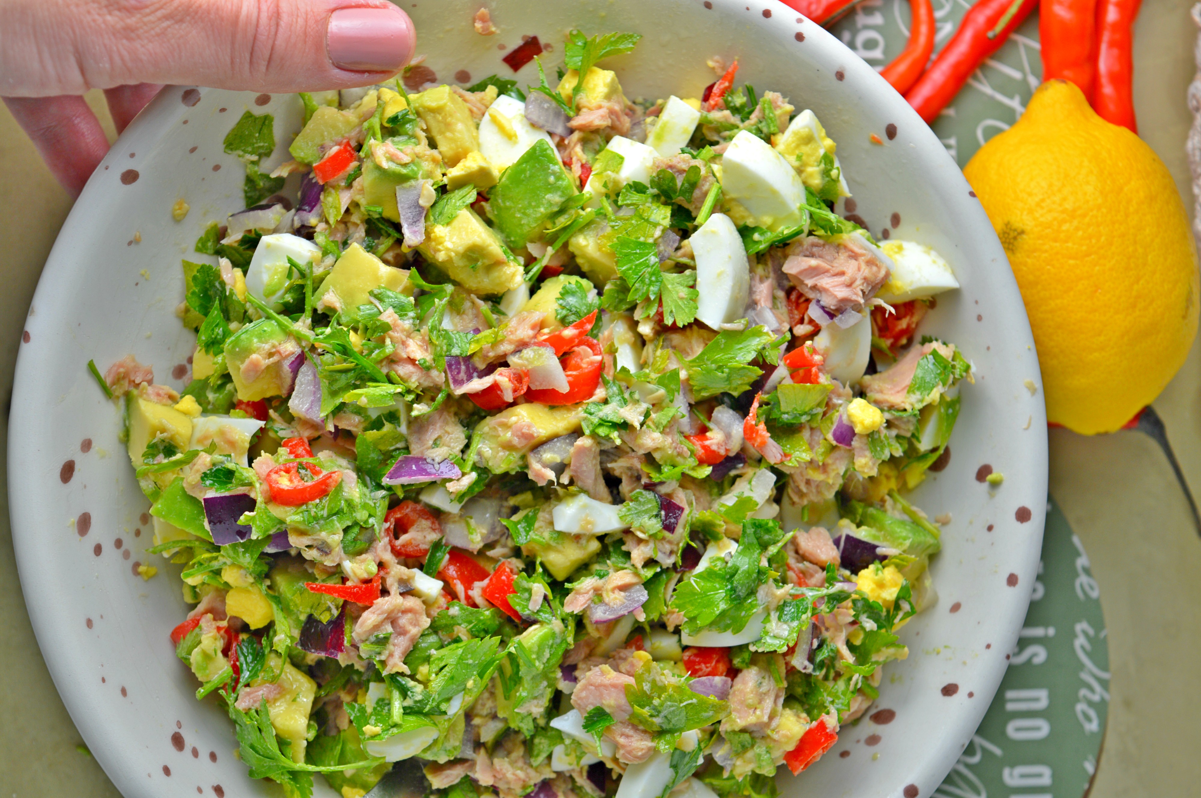 Spicy Tuna Avocado Salad