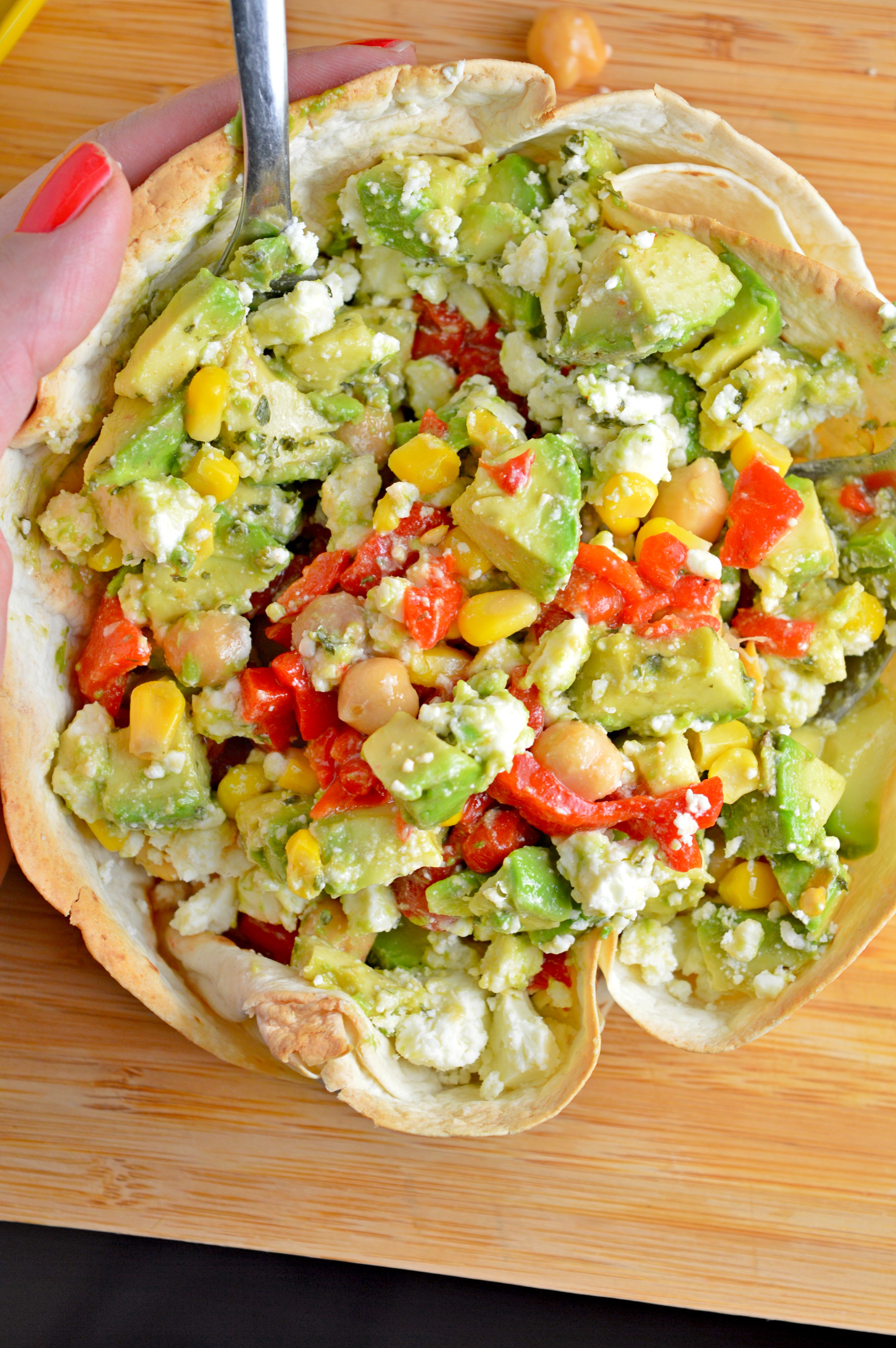 Tortilla Bowl Salad