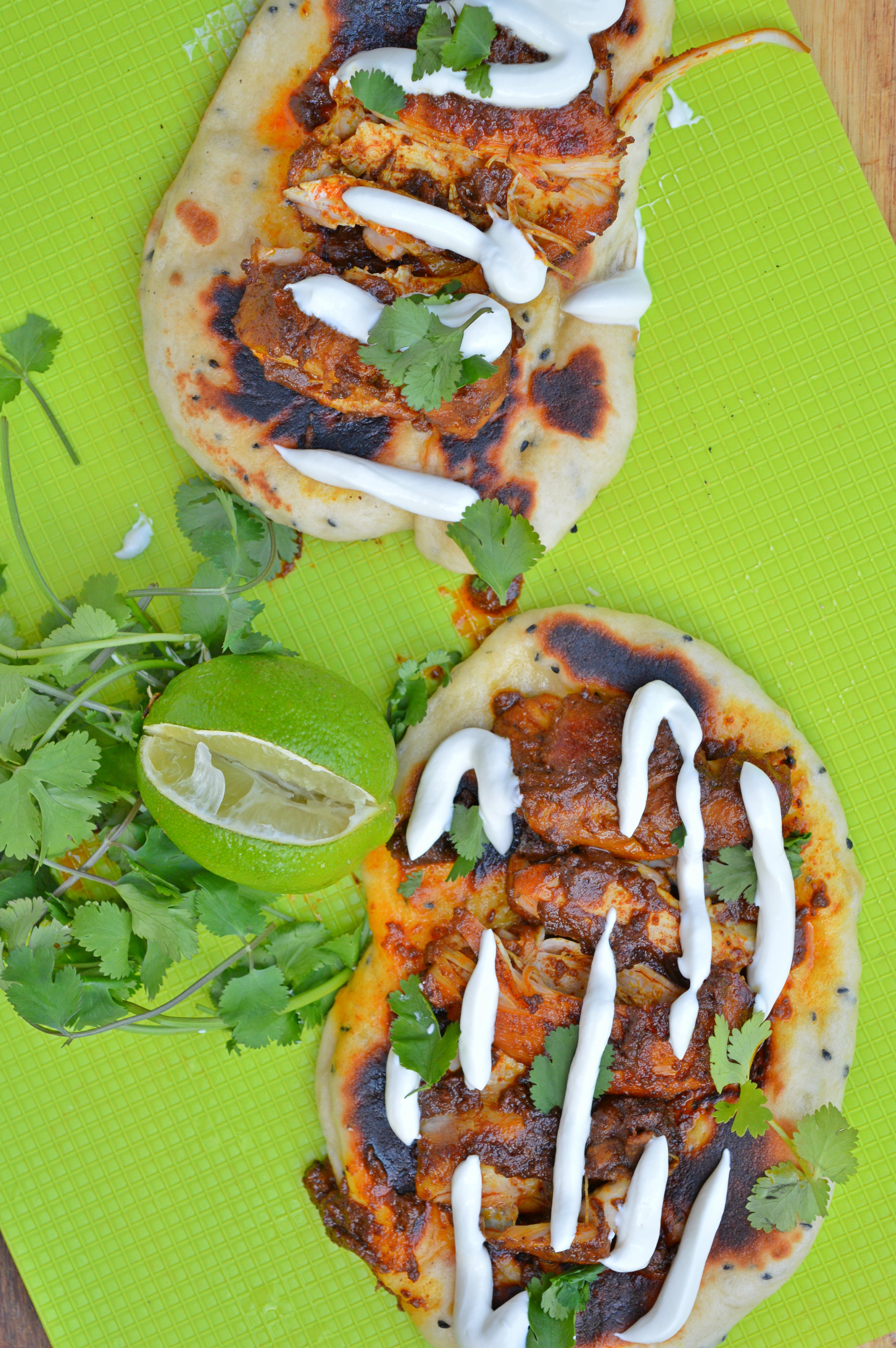 Chicken Tikka Naan Bread