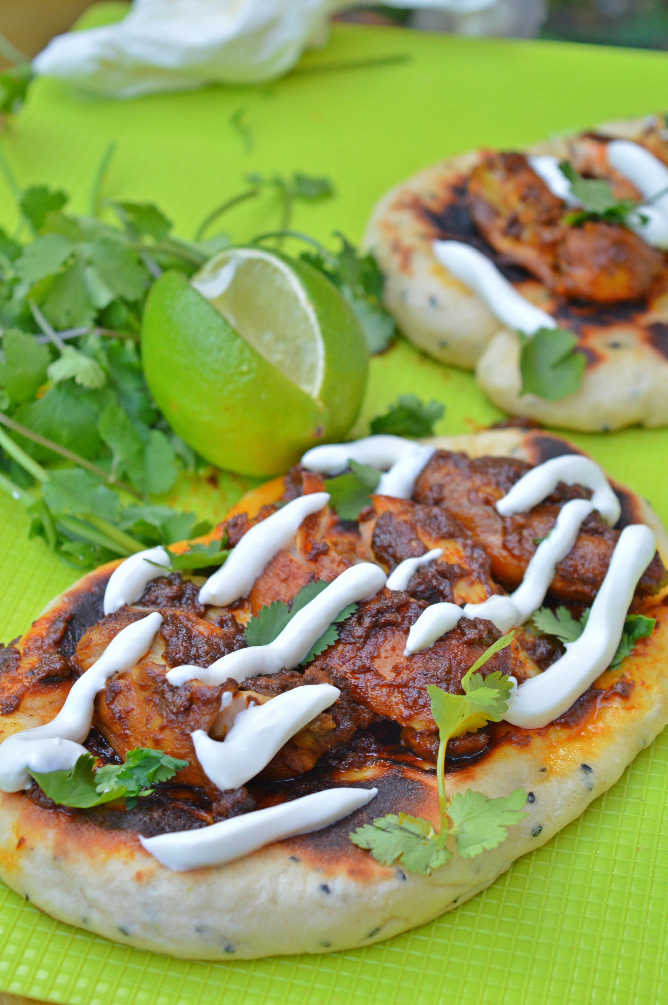 Chicken Tikka Naan Bread