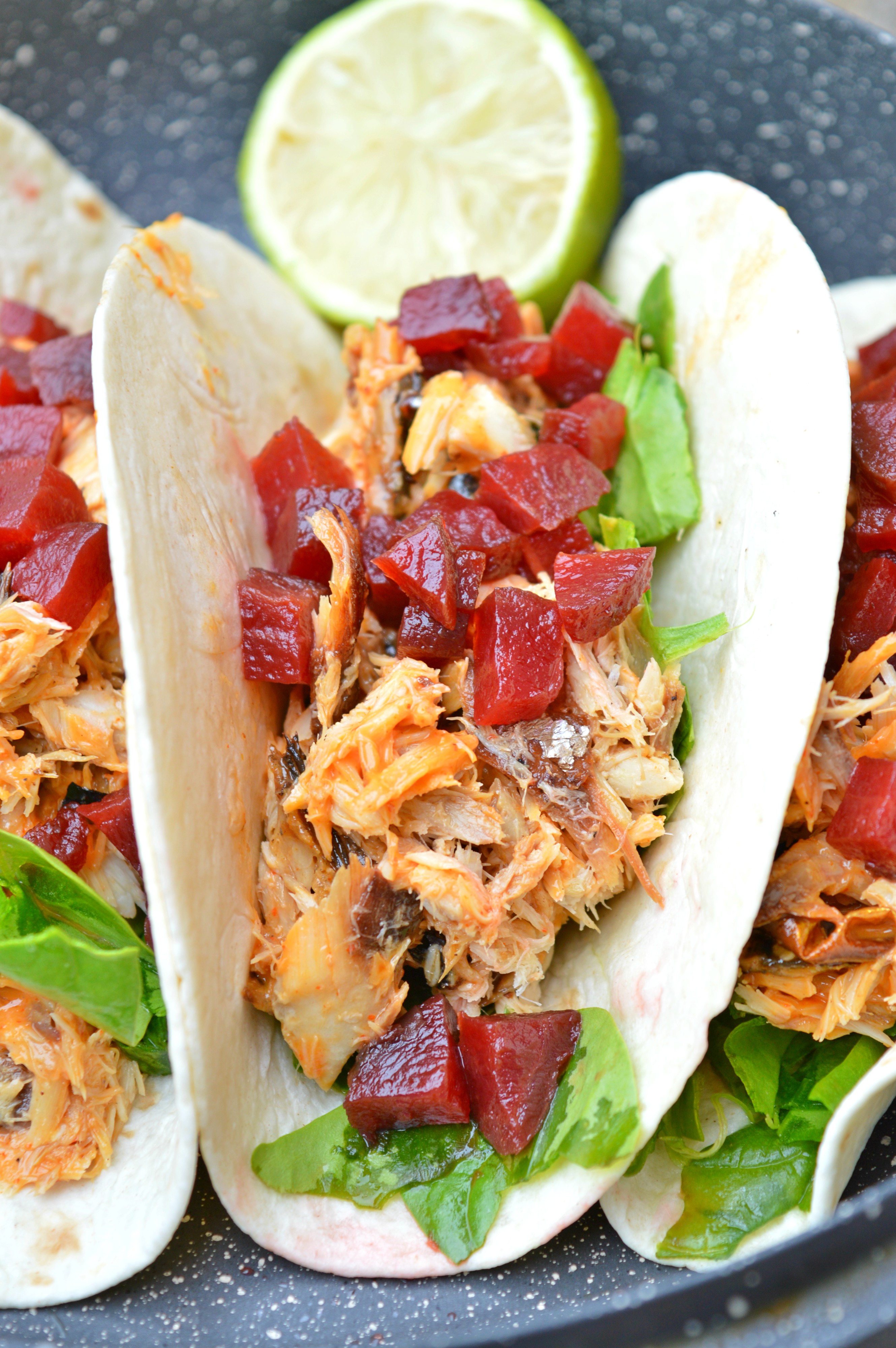 Sriracha Mackerel Tacos