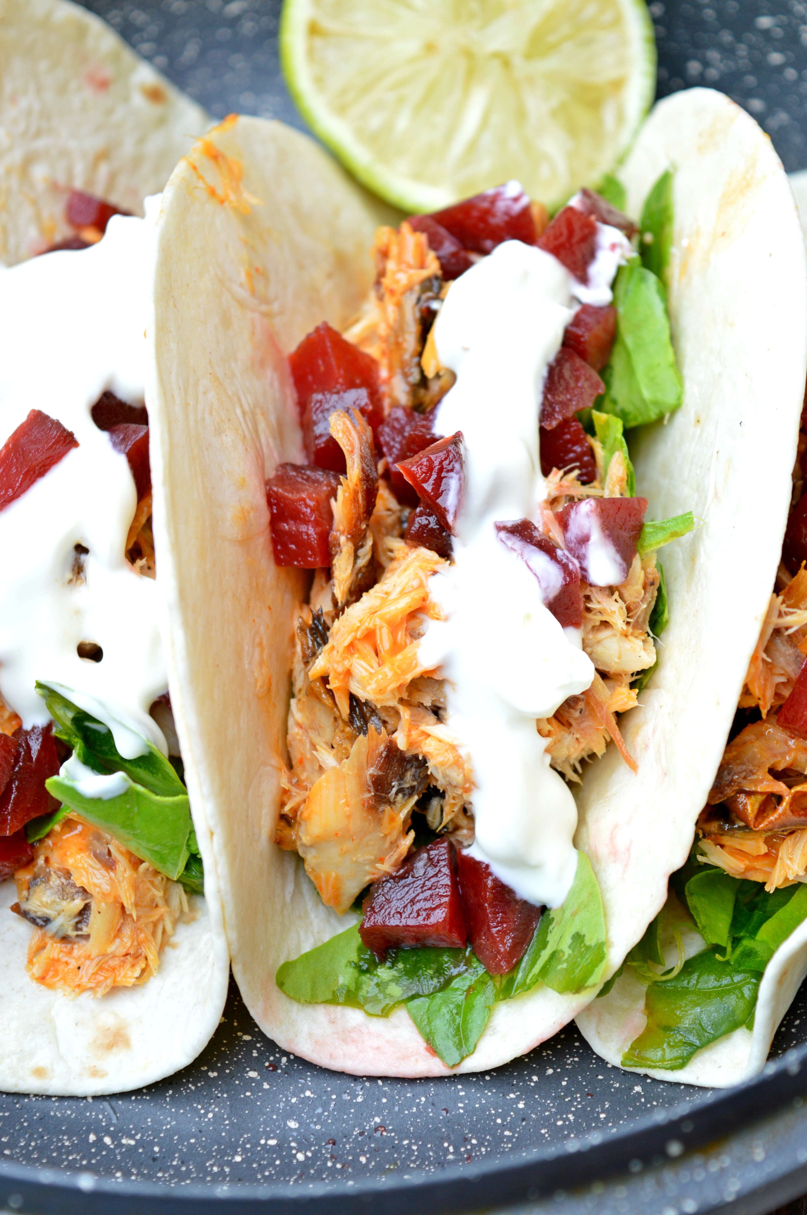 Sriracha Mackerel Tacos