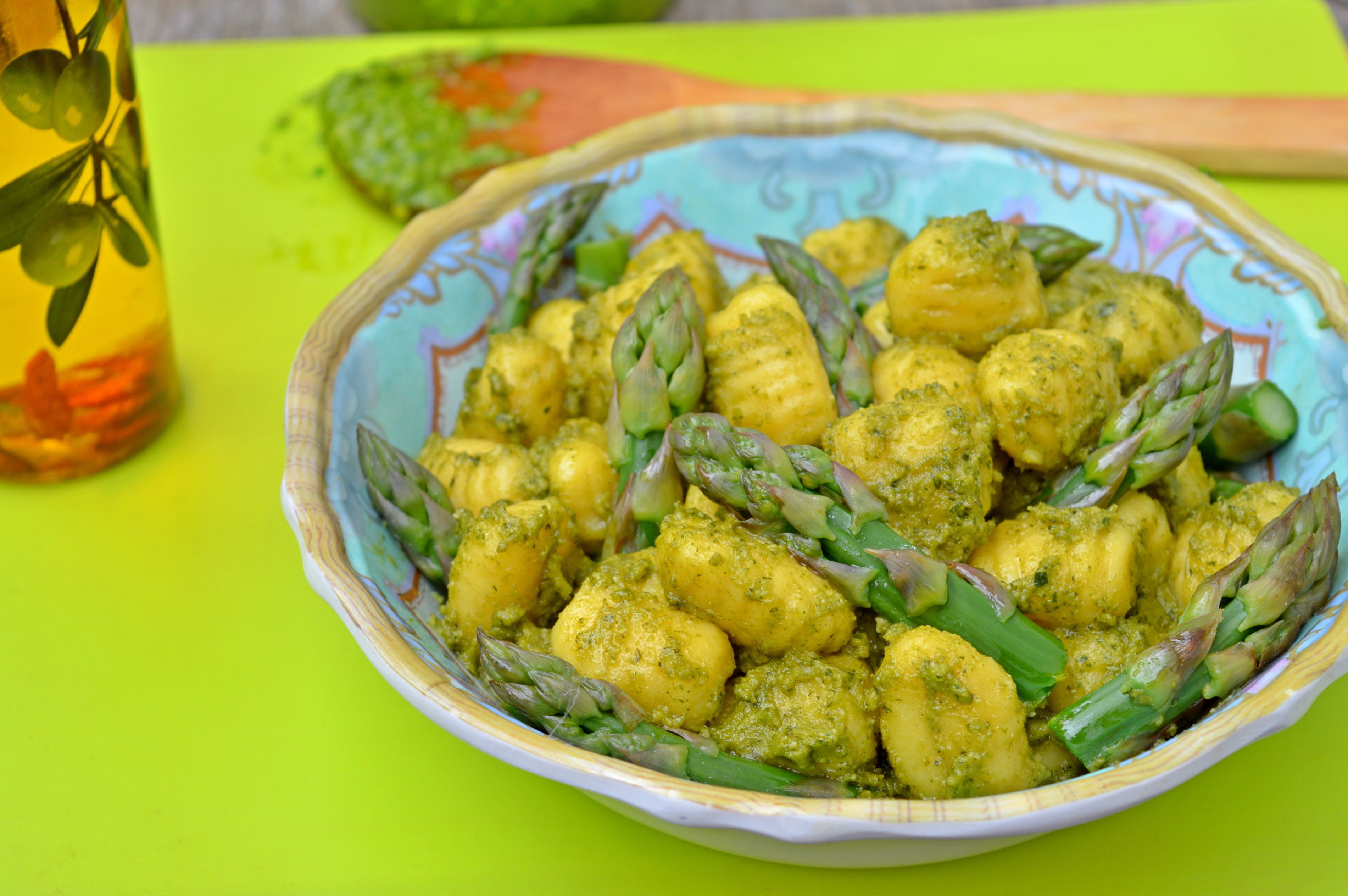 Asparagus & Parsley Pesto Gnocchi