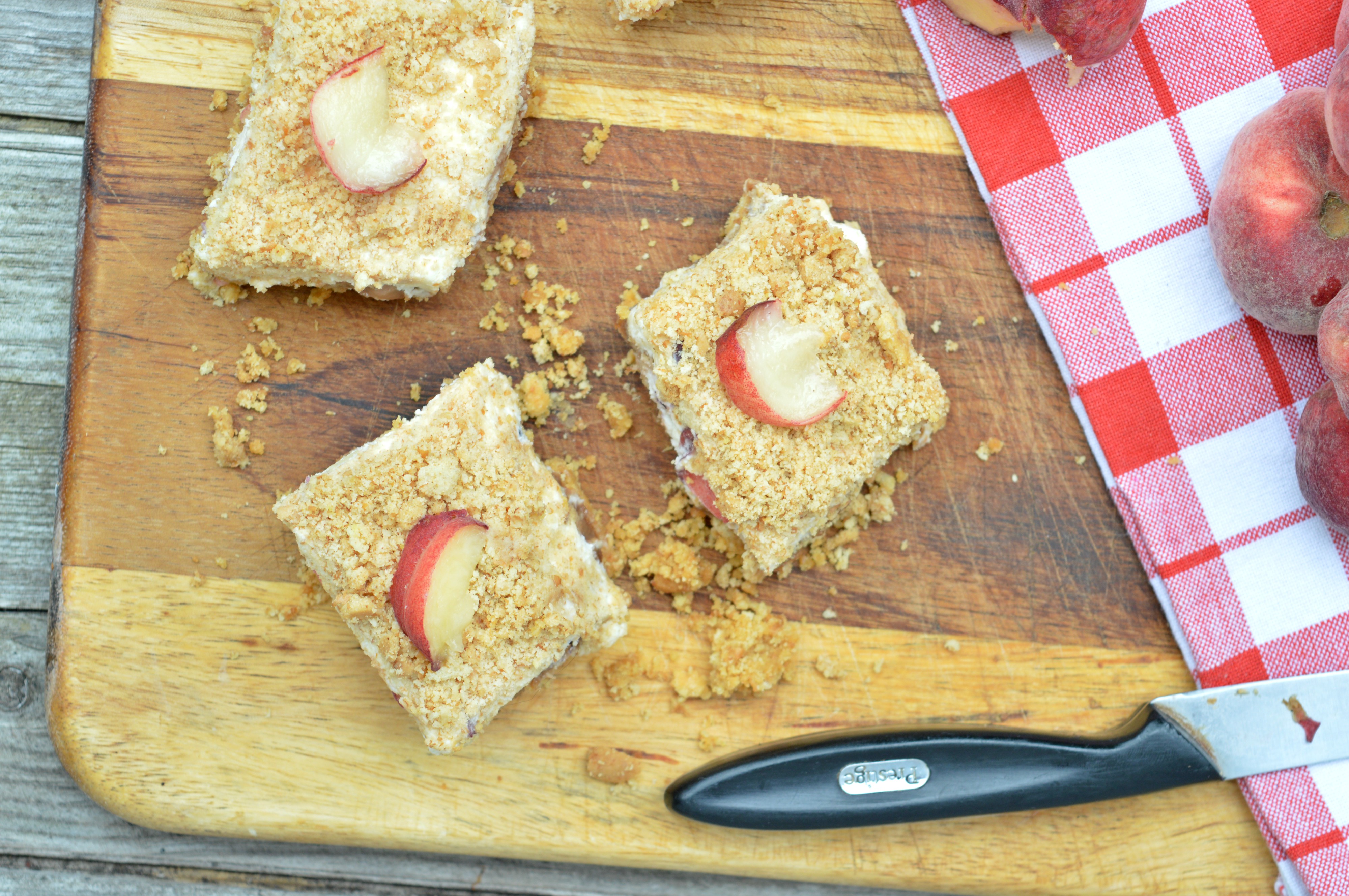Mascarpone Peach Cake