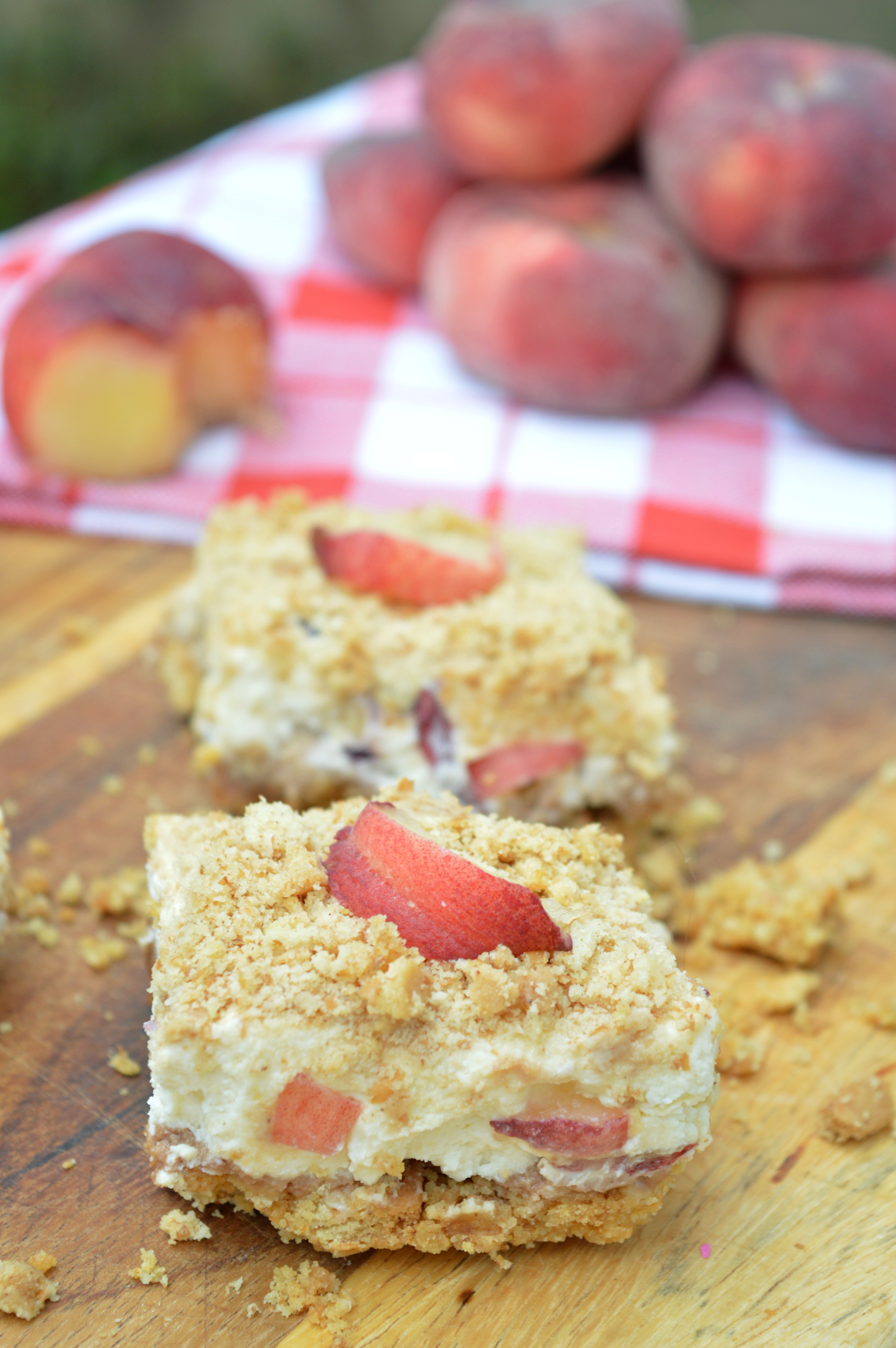 Mascarpone Peach Cake