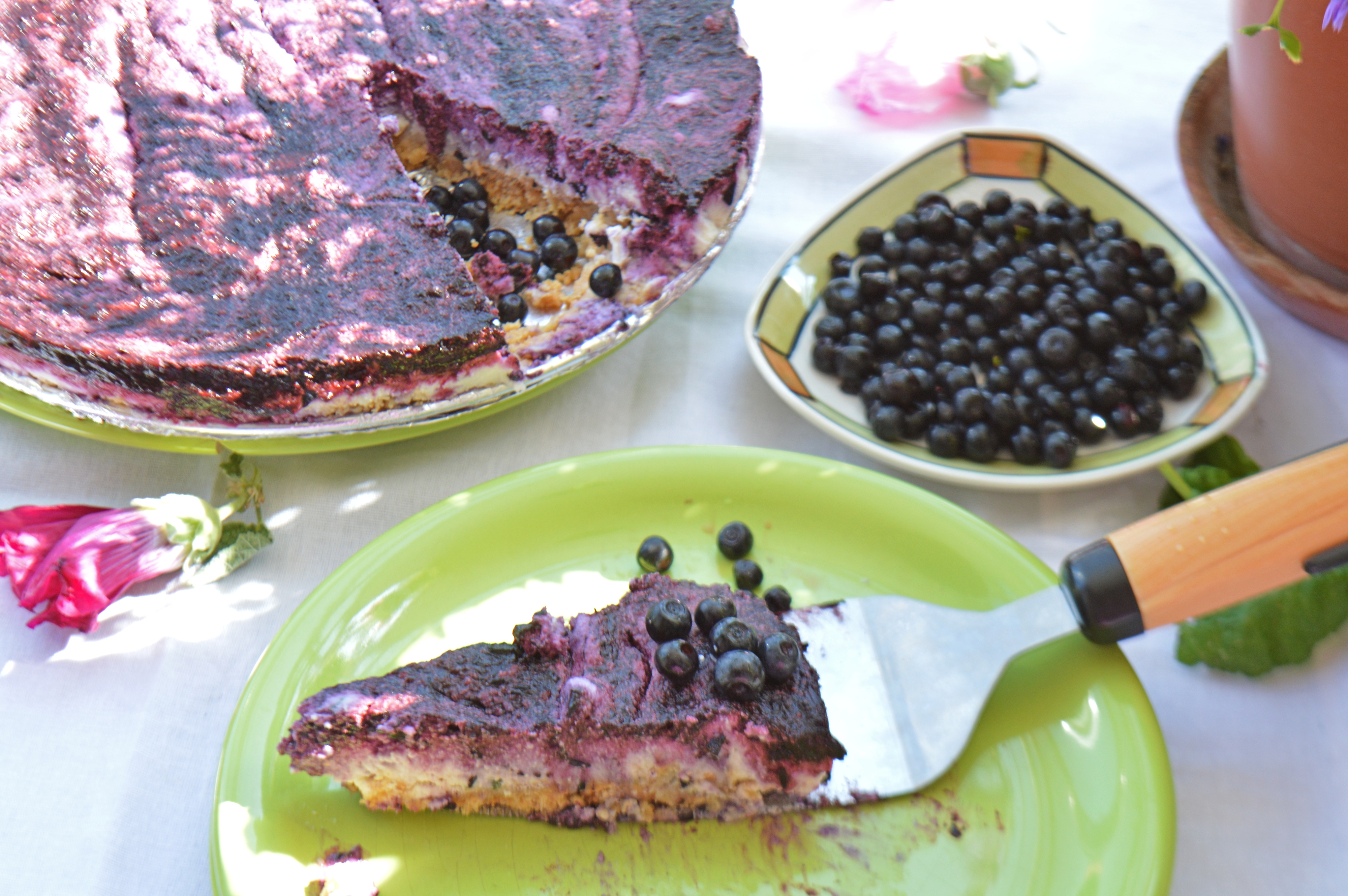 No Bake Aronia Berry Cheesecake