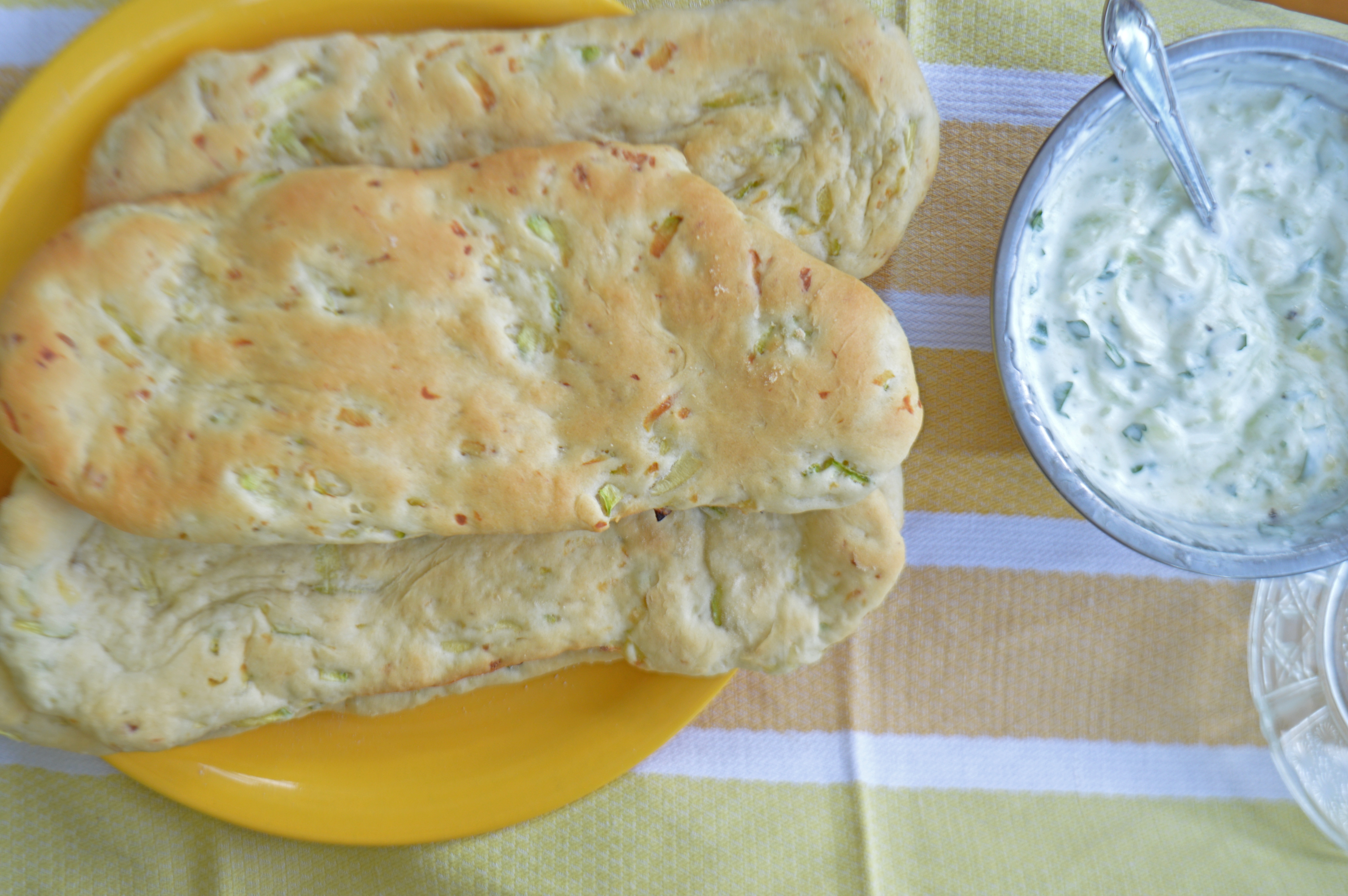 Zucchini Pita Bread