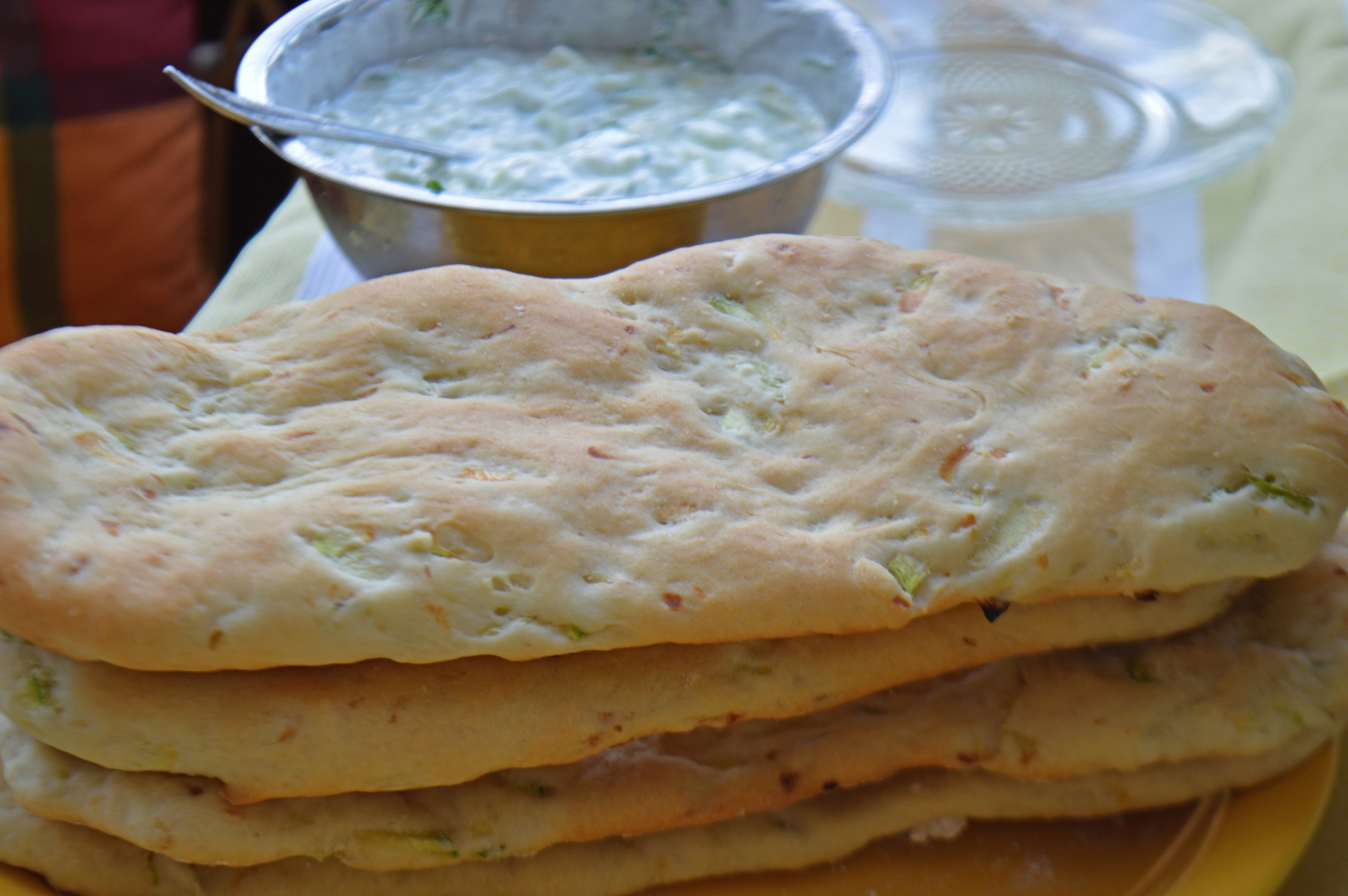 Zucchini Pita Bread
