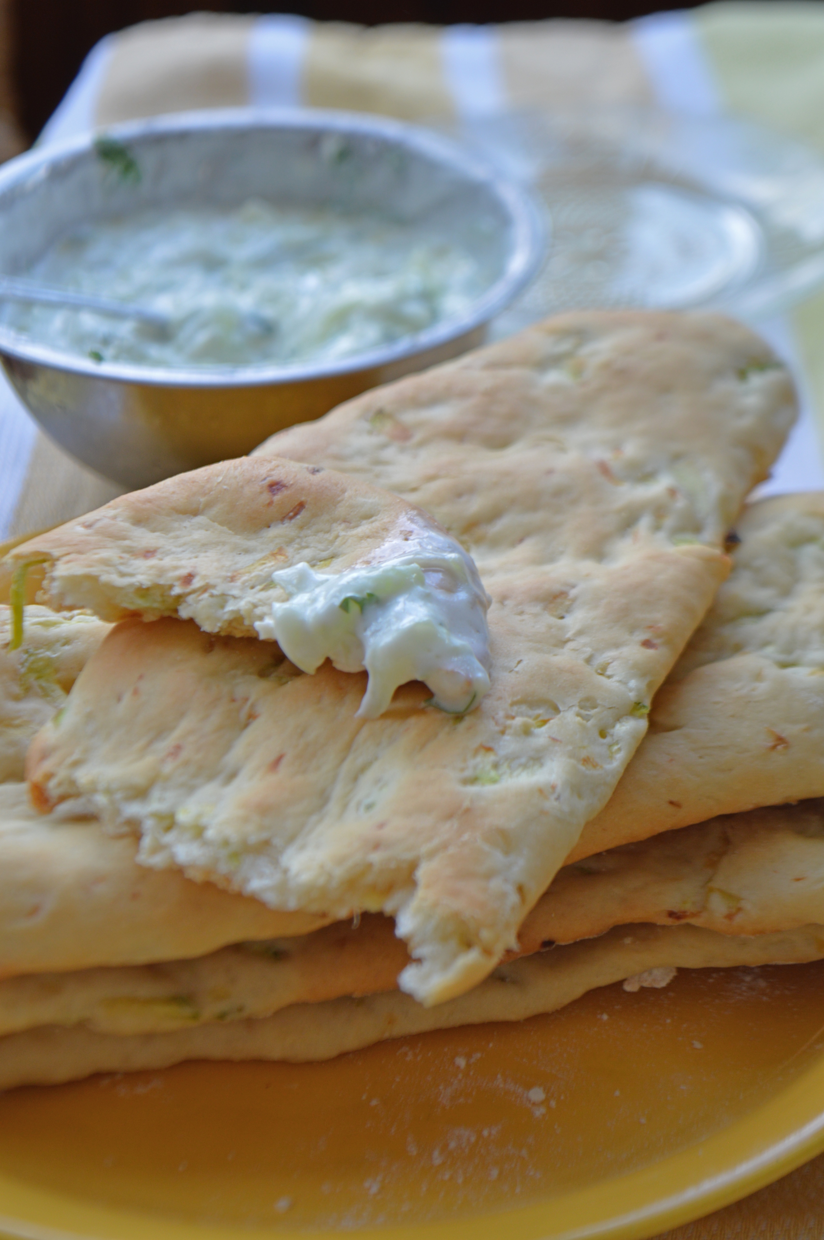Zucchini Pita Bread