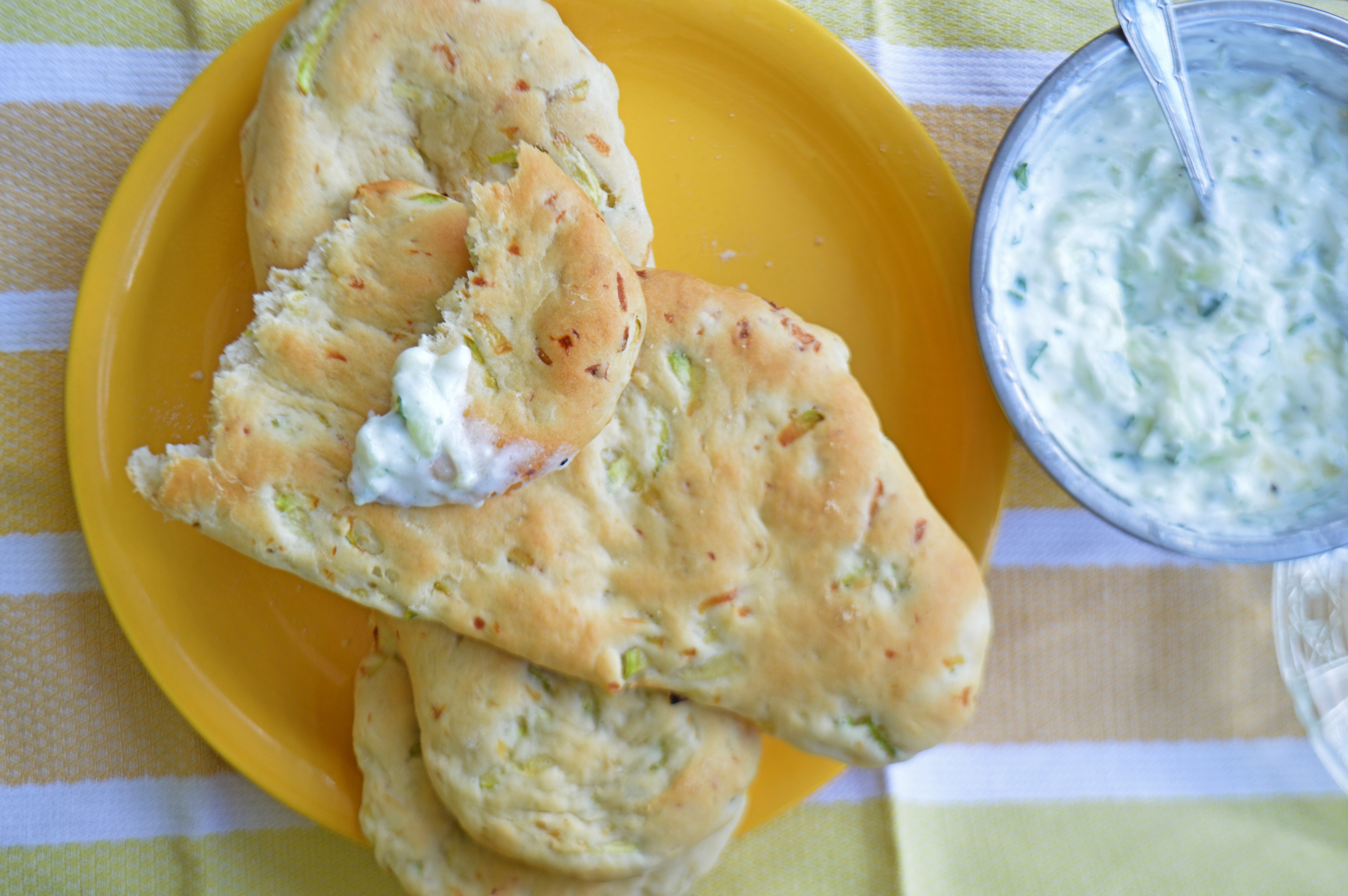 Zucchini Pita Bread
