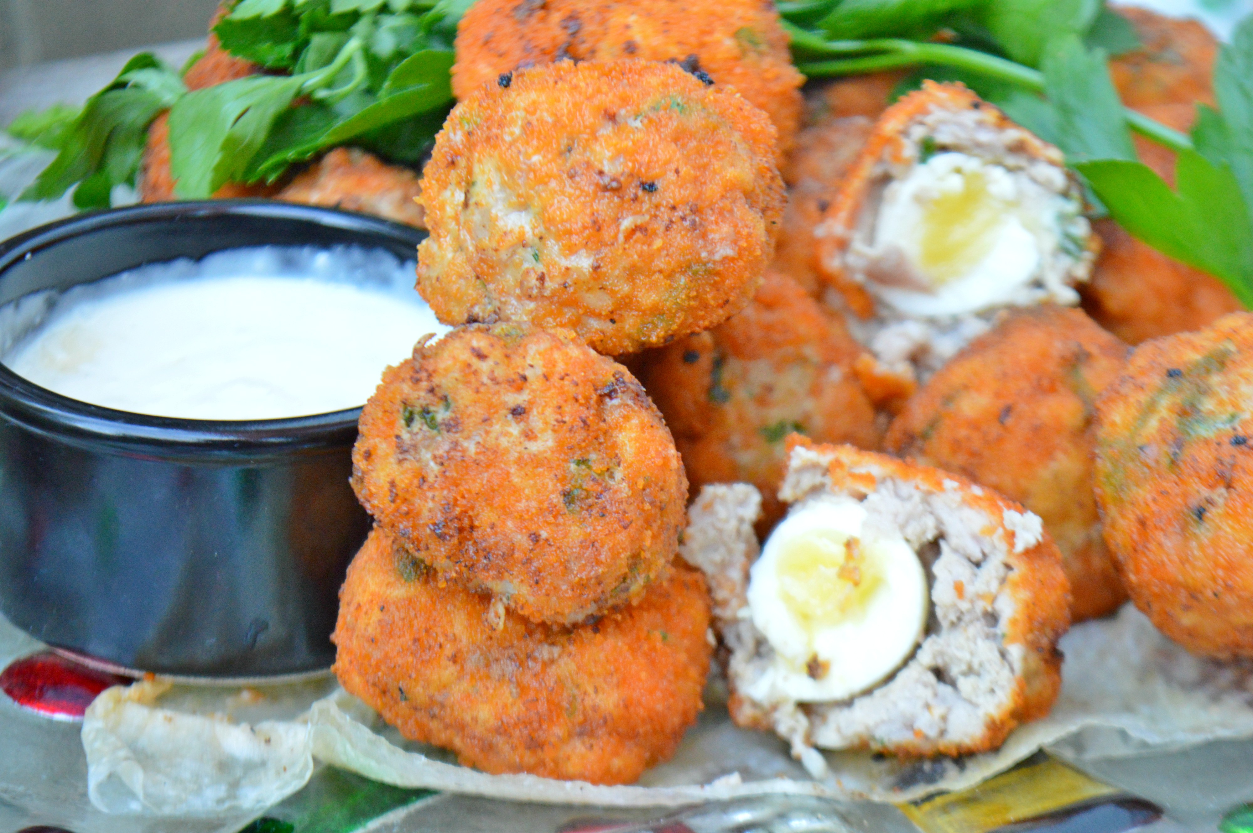 Quail Scotch Eggs