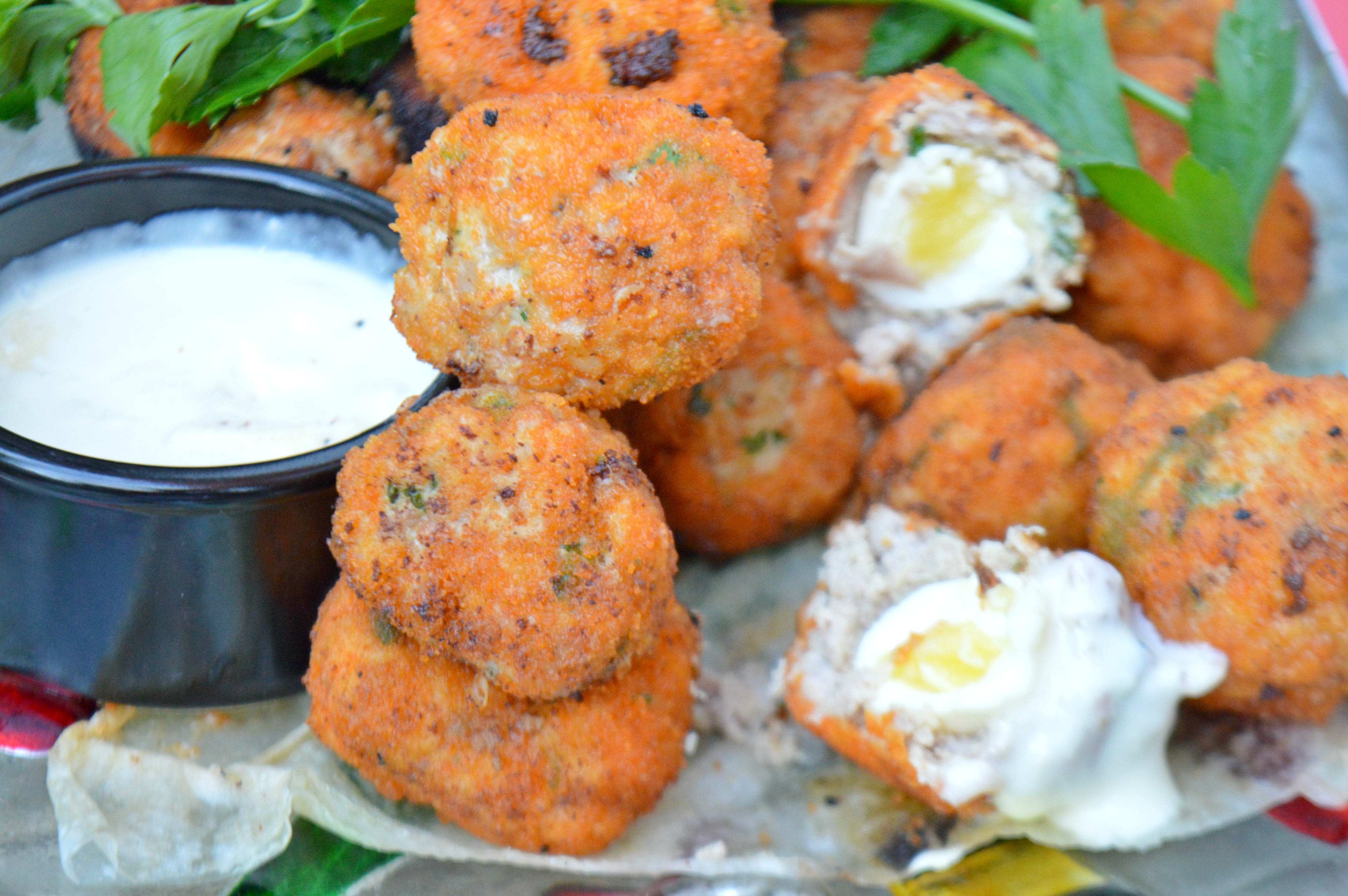 Quail Scotch Eggs