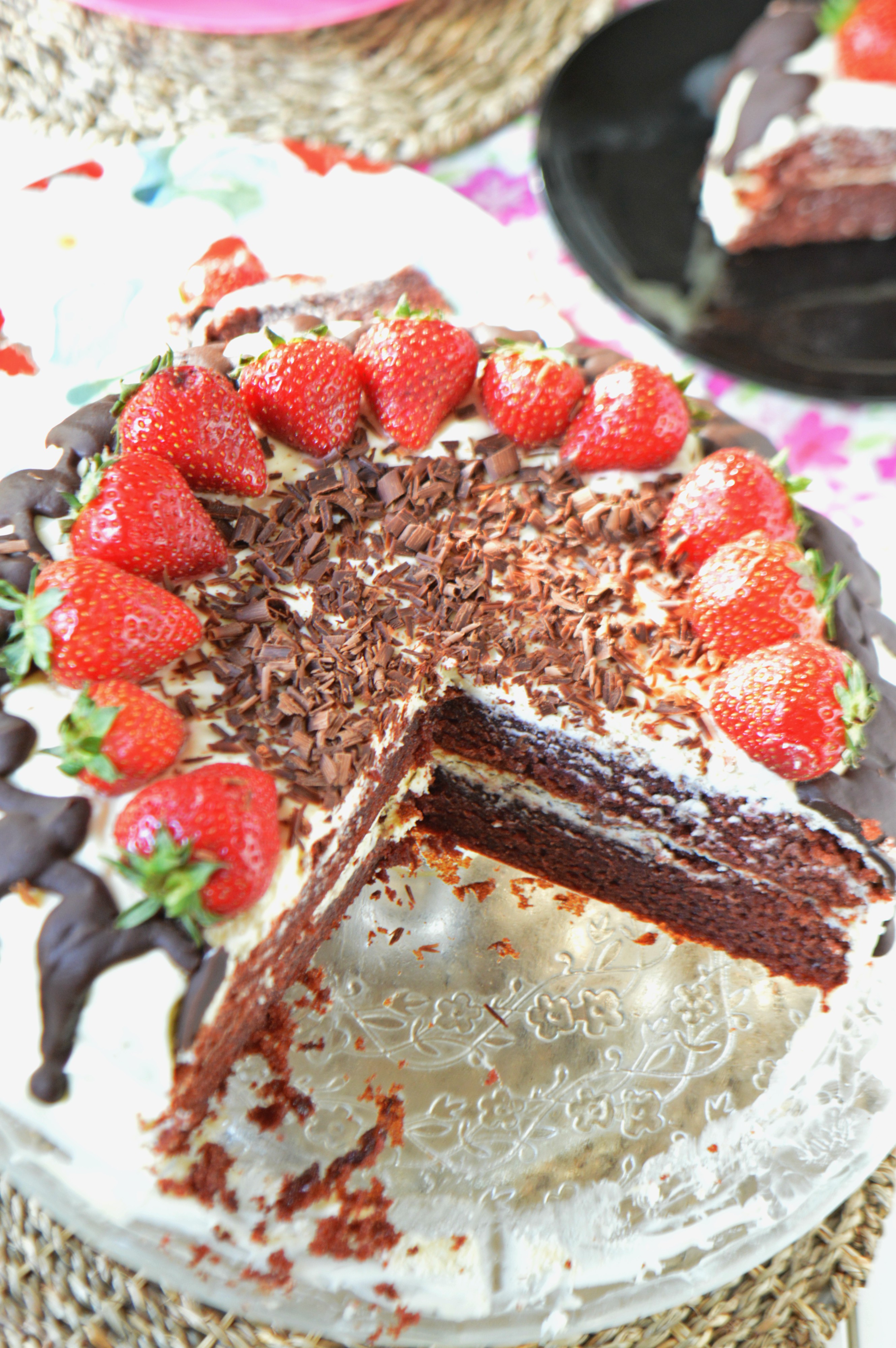Strawberry Cream Cake