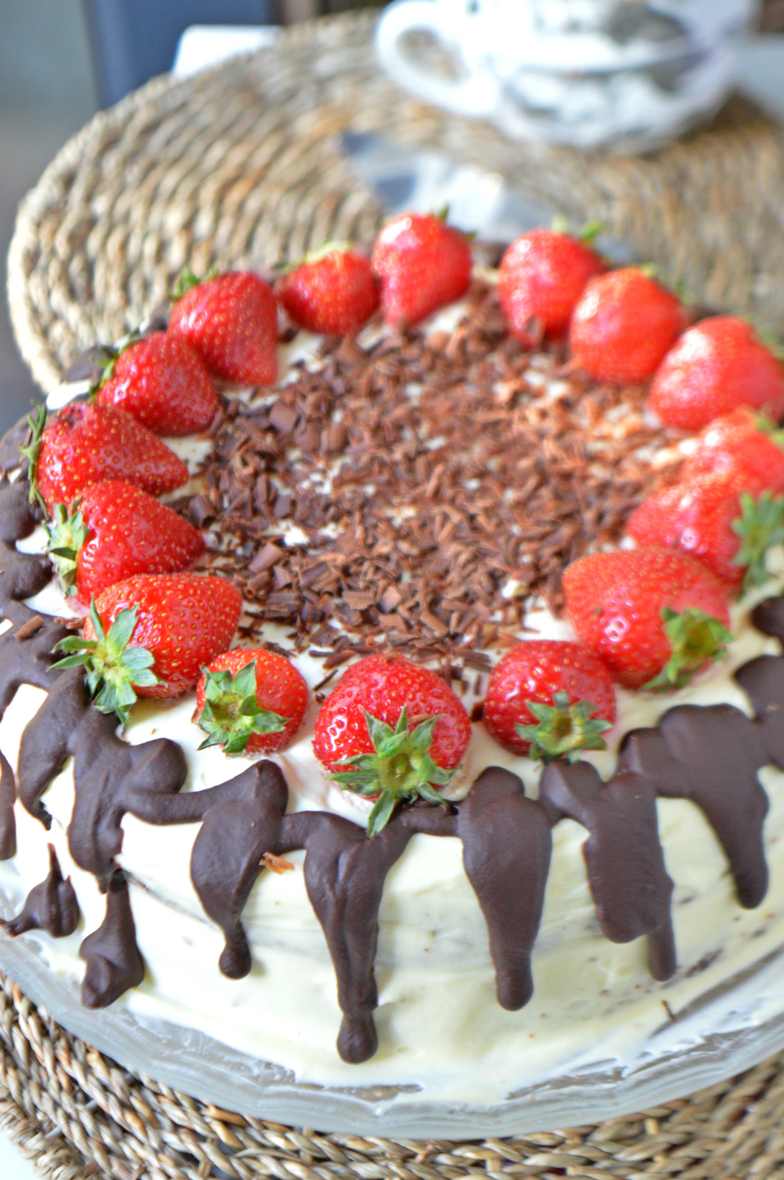 Strawberry Cream Cake