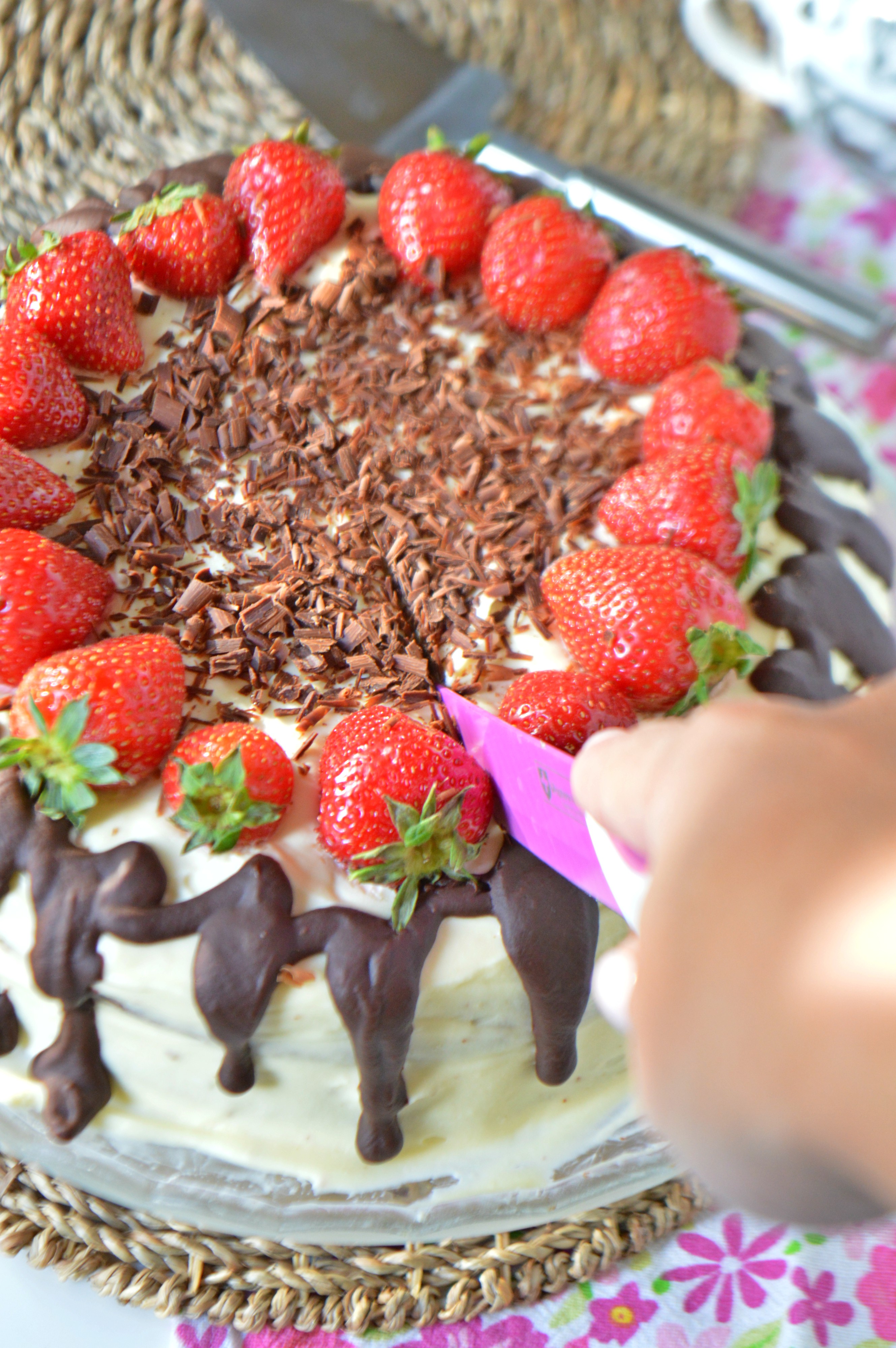 Strawberry Cream Cake