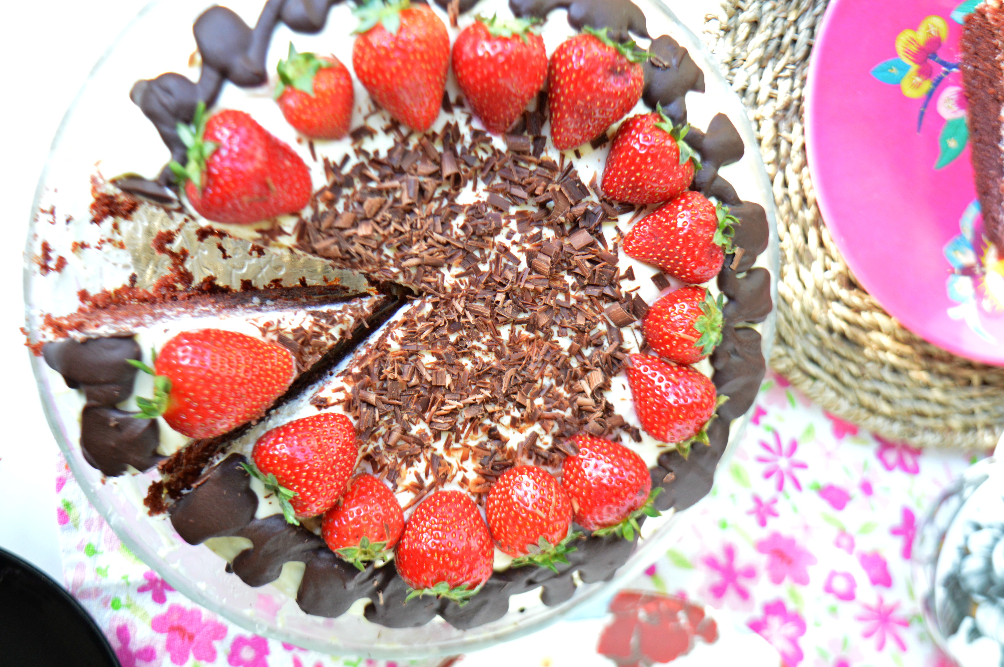 Strawberry Cream Cake