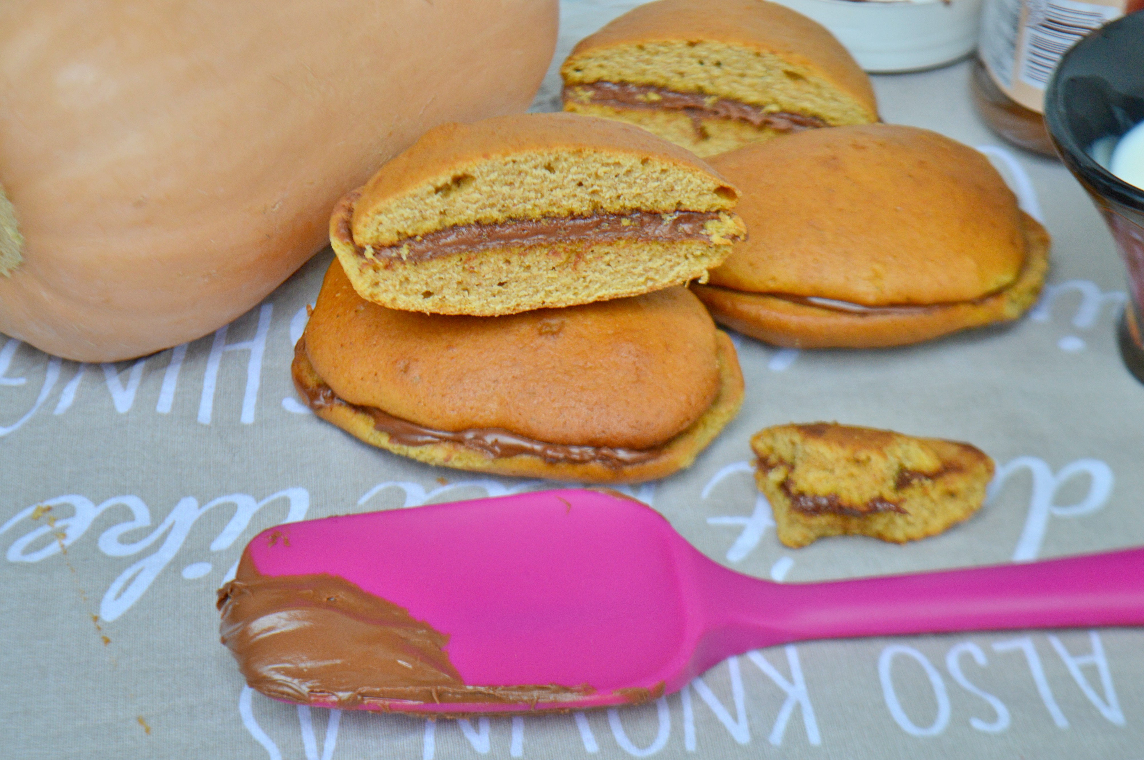 Nutella Pumpkin Whoopie Pies