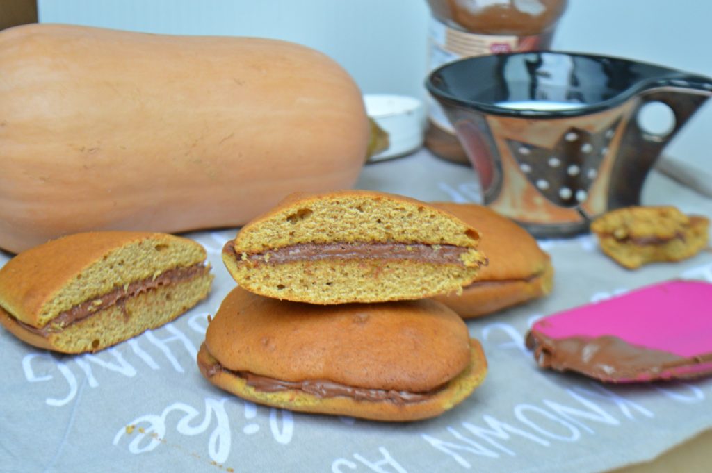 Nutella Pumpkin Whoopie Pies