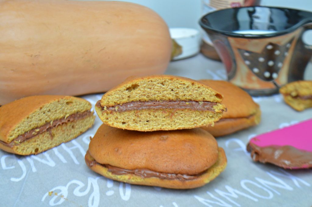Nutella Pumpkin Whoopie Pies