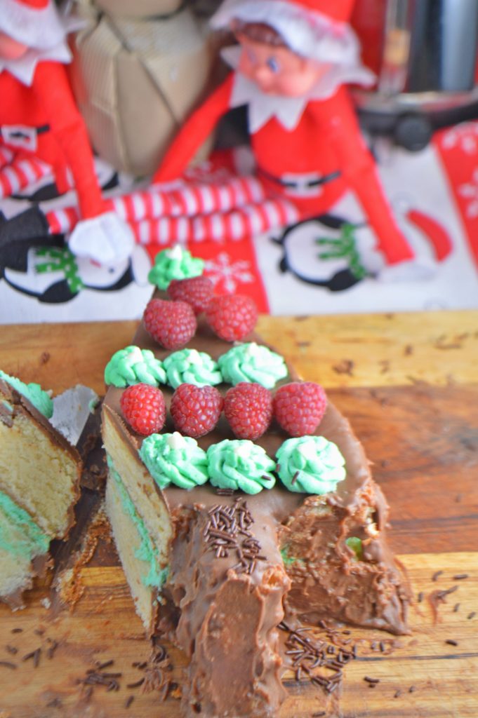 Christmas Tree Cake