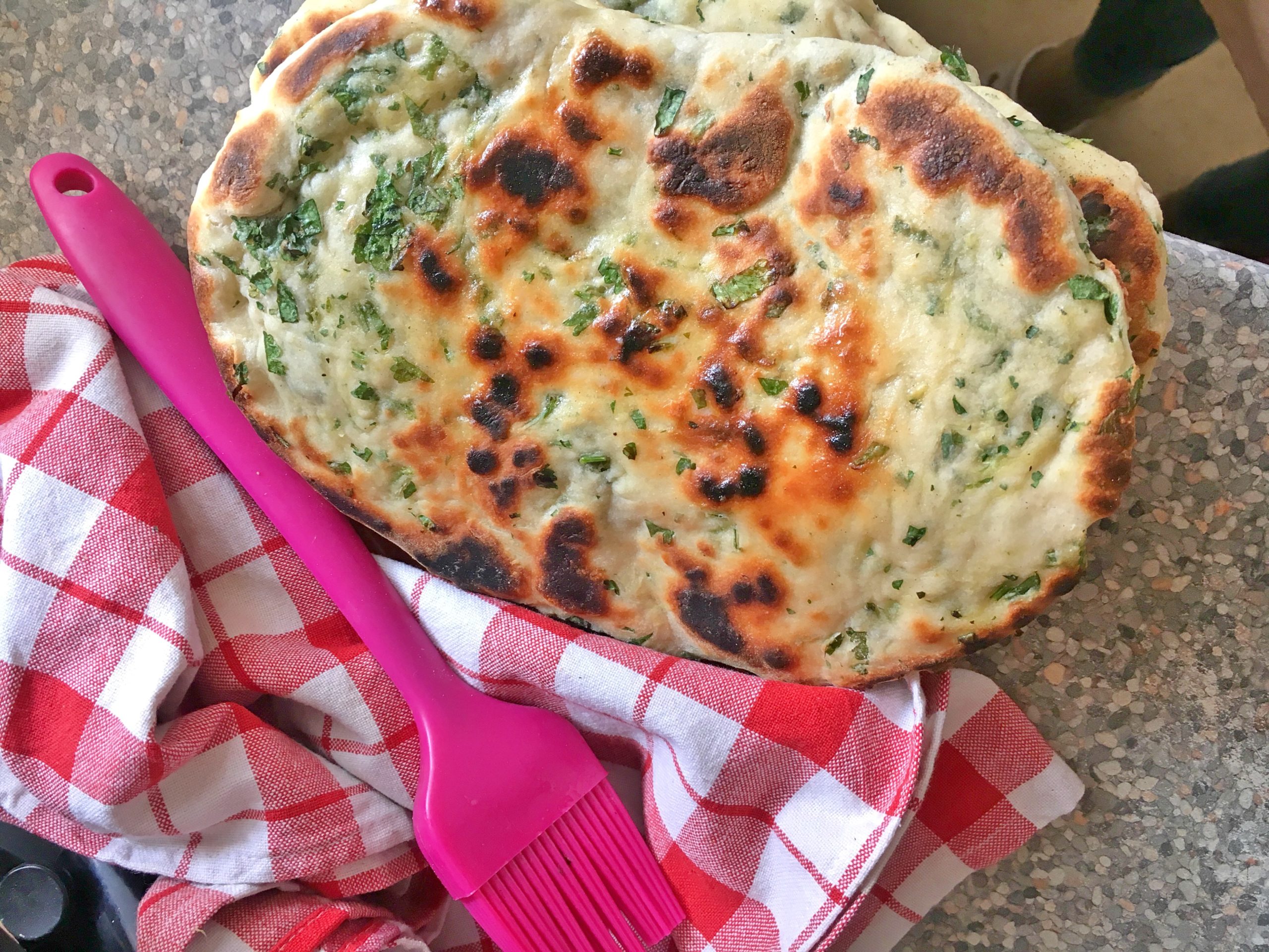 Coriander Naan Bread