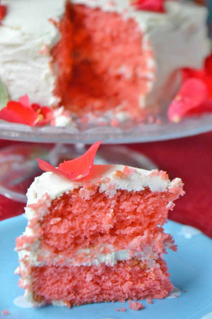 Valentine's Rose Cake